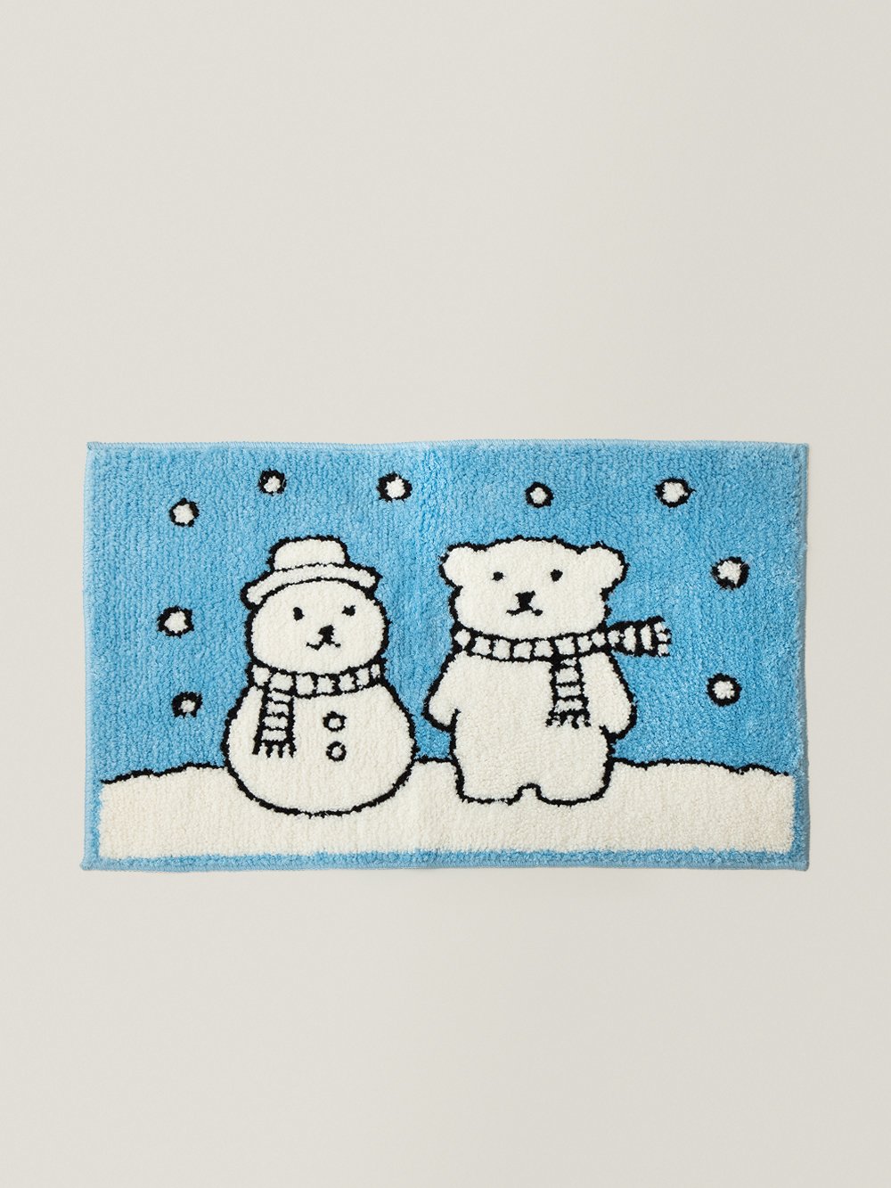 Milo Snow Bear Tufted Rug - main