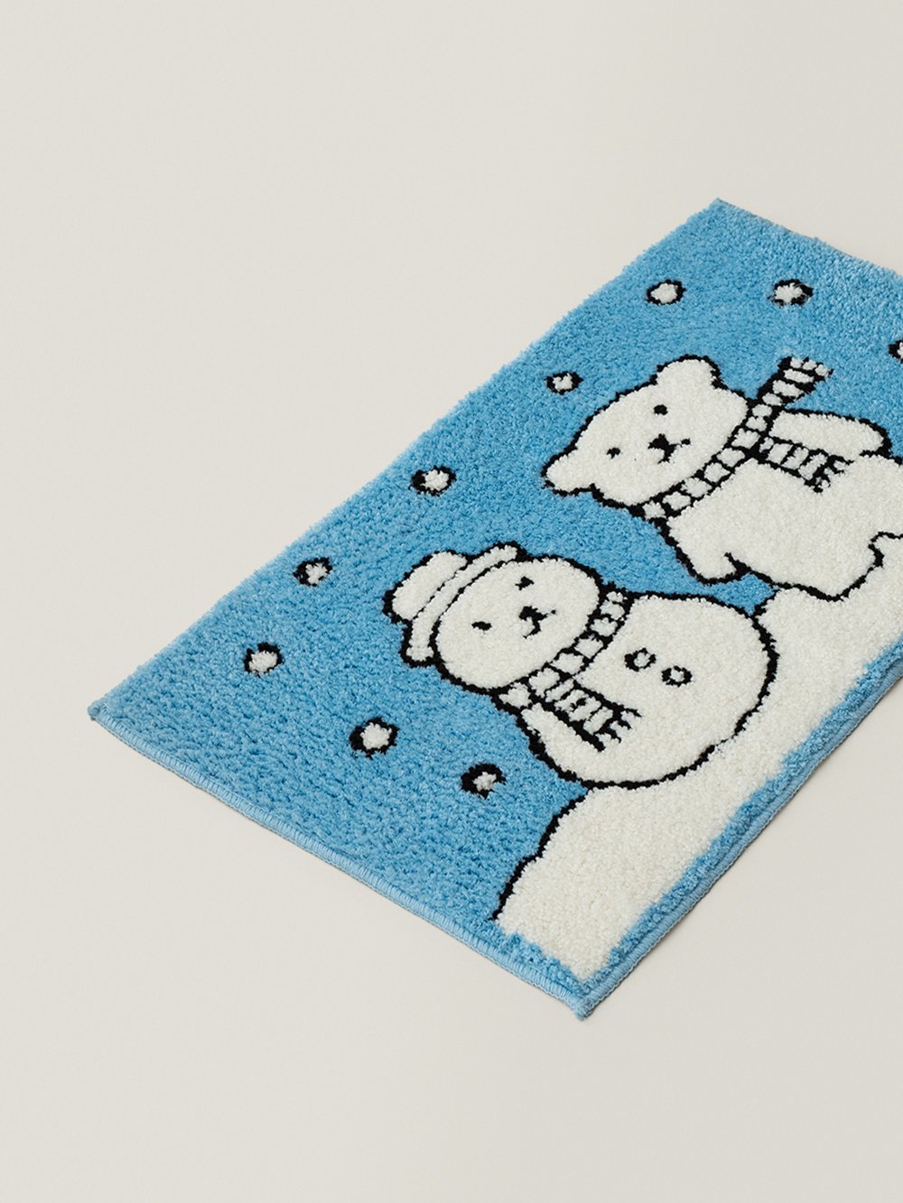 Milo Snow Bear Tufted Rug - alternate view