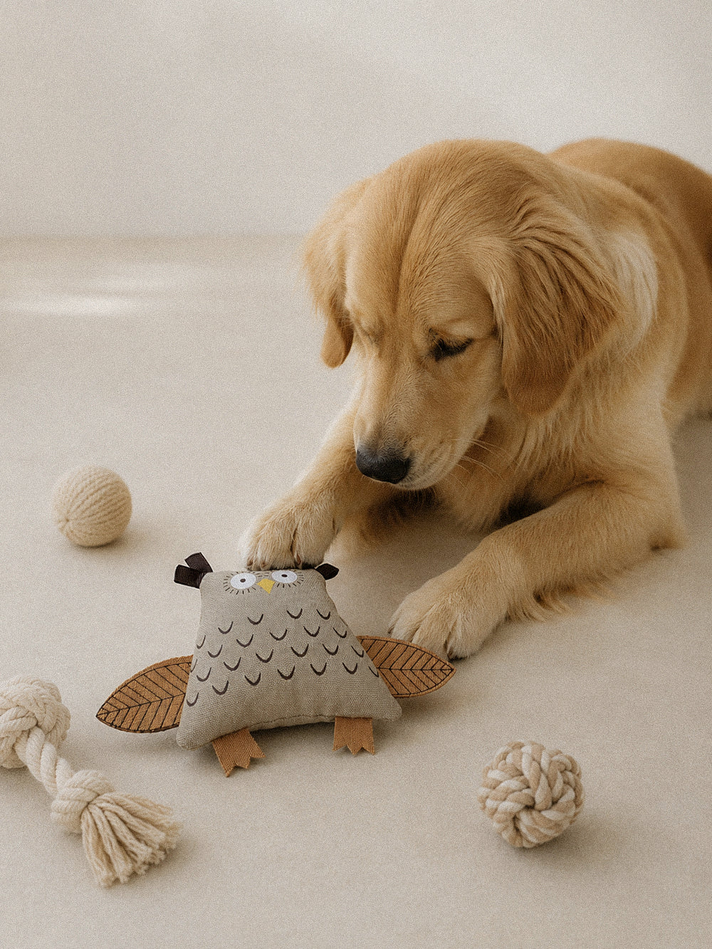 Mori Forest Owl Pet Toy – view 2