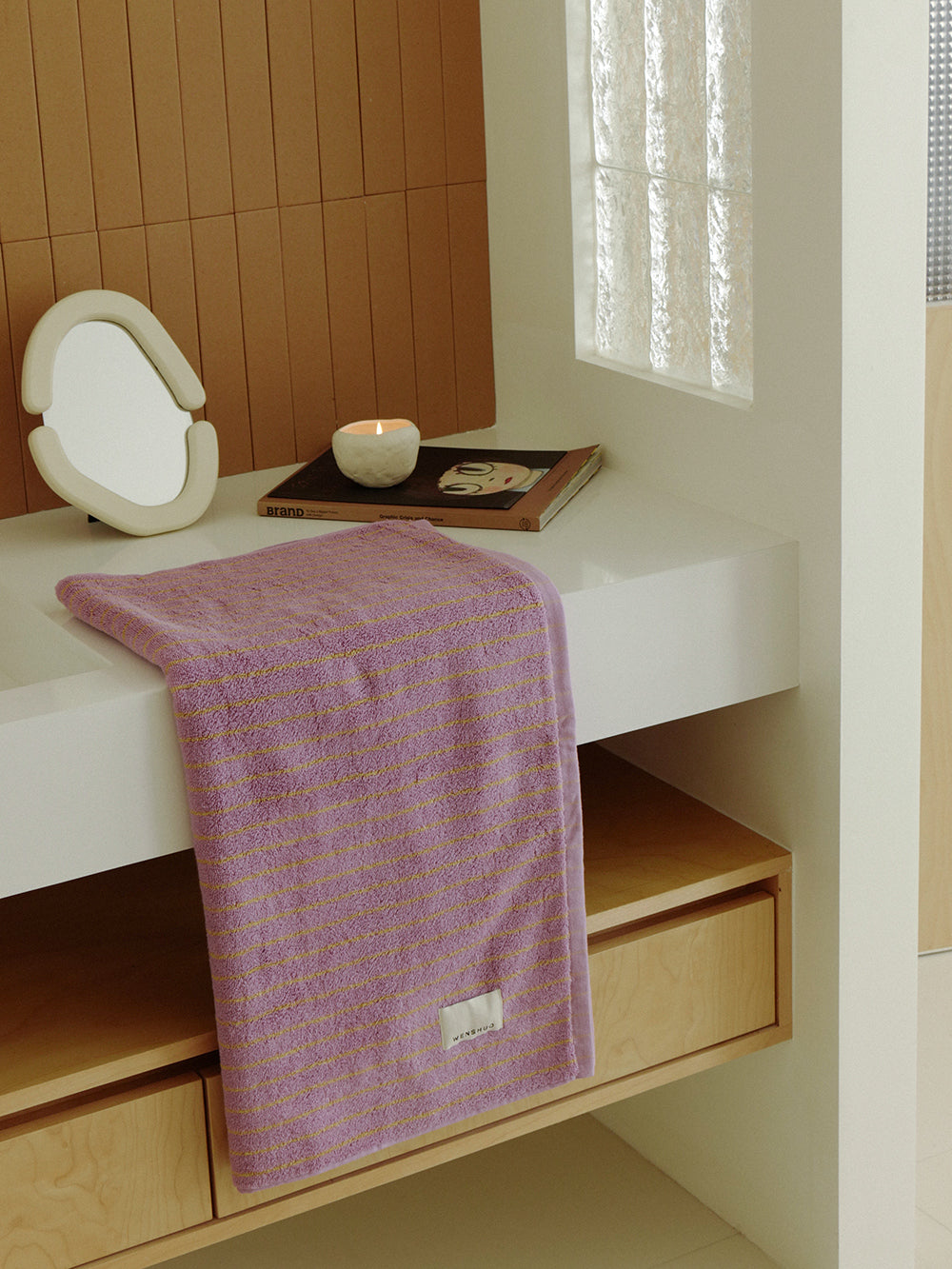 Stripe Colorful Cotton Bath Towel – view 5