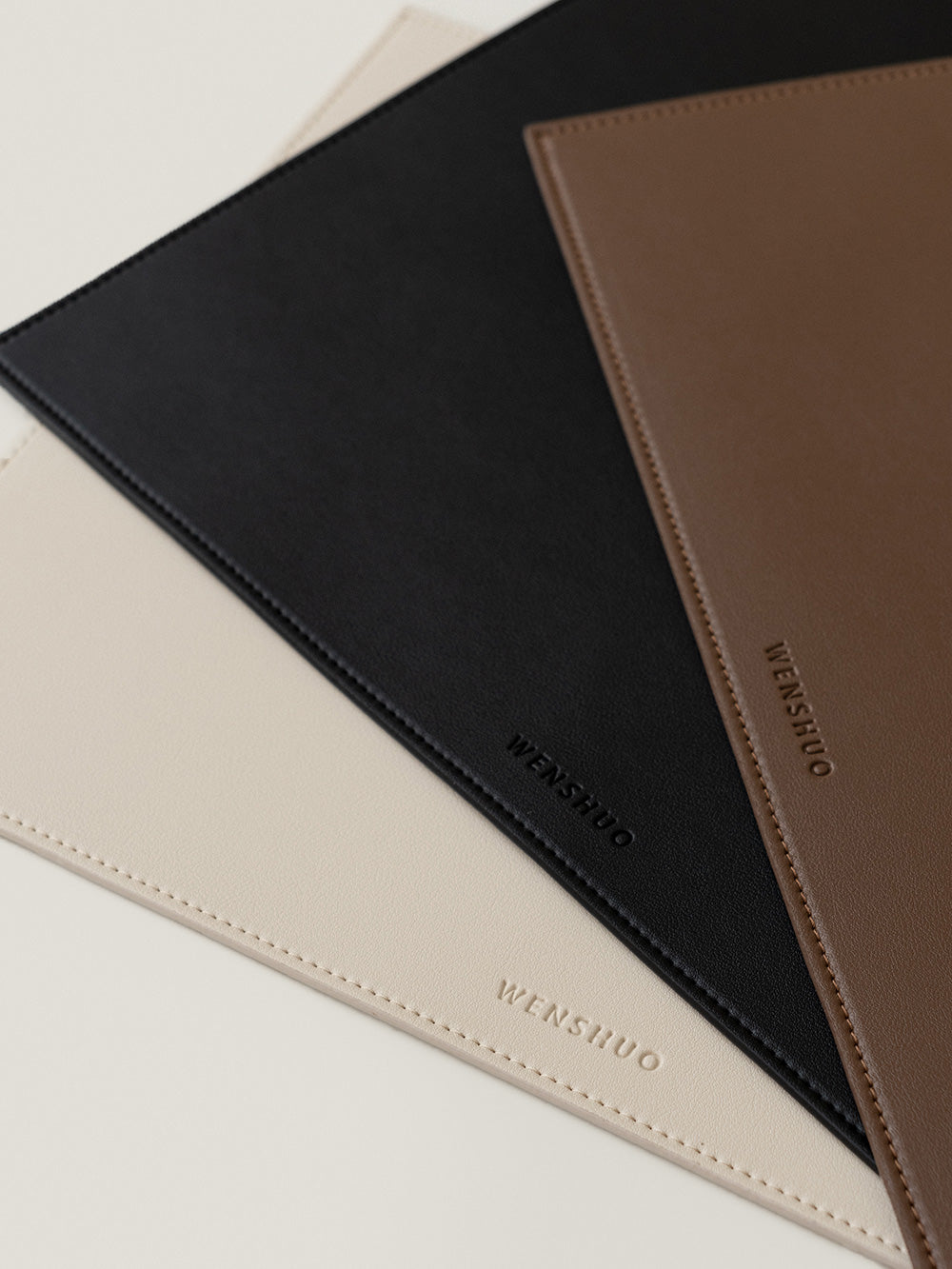 Einfach Rectangular Leather Placemat - additional view 4