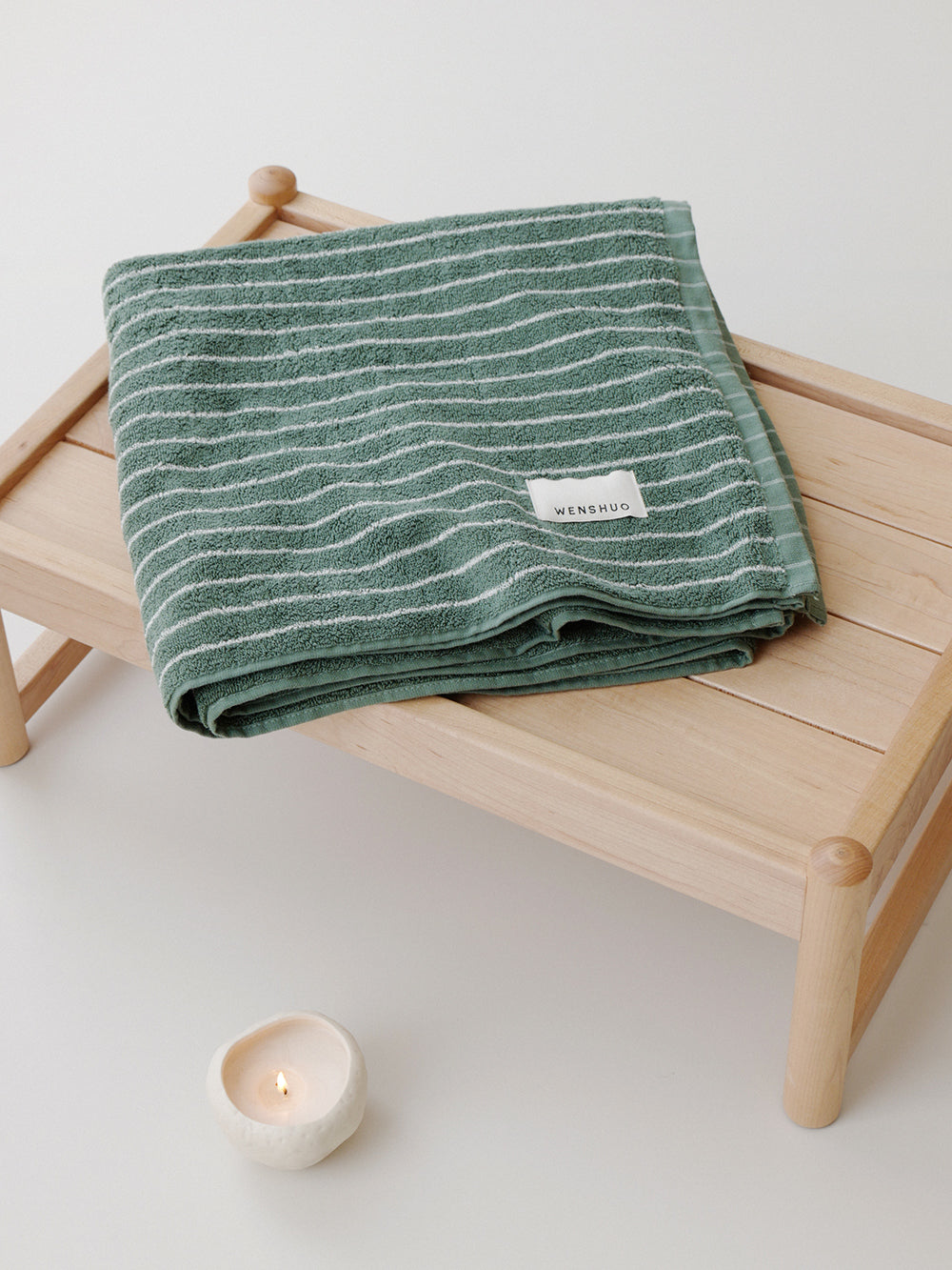 Stripe Colorful Cotton Bath Towel – view 10
