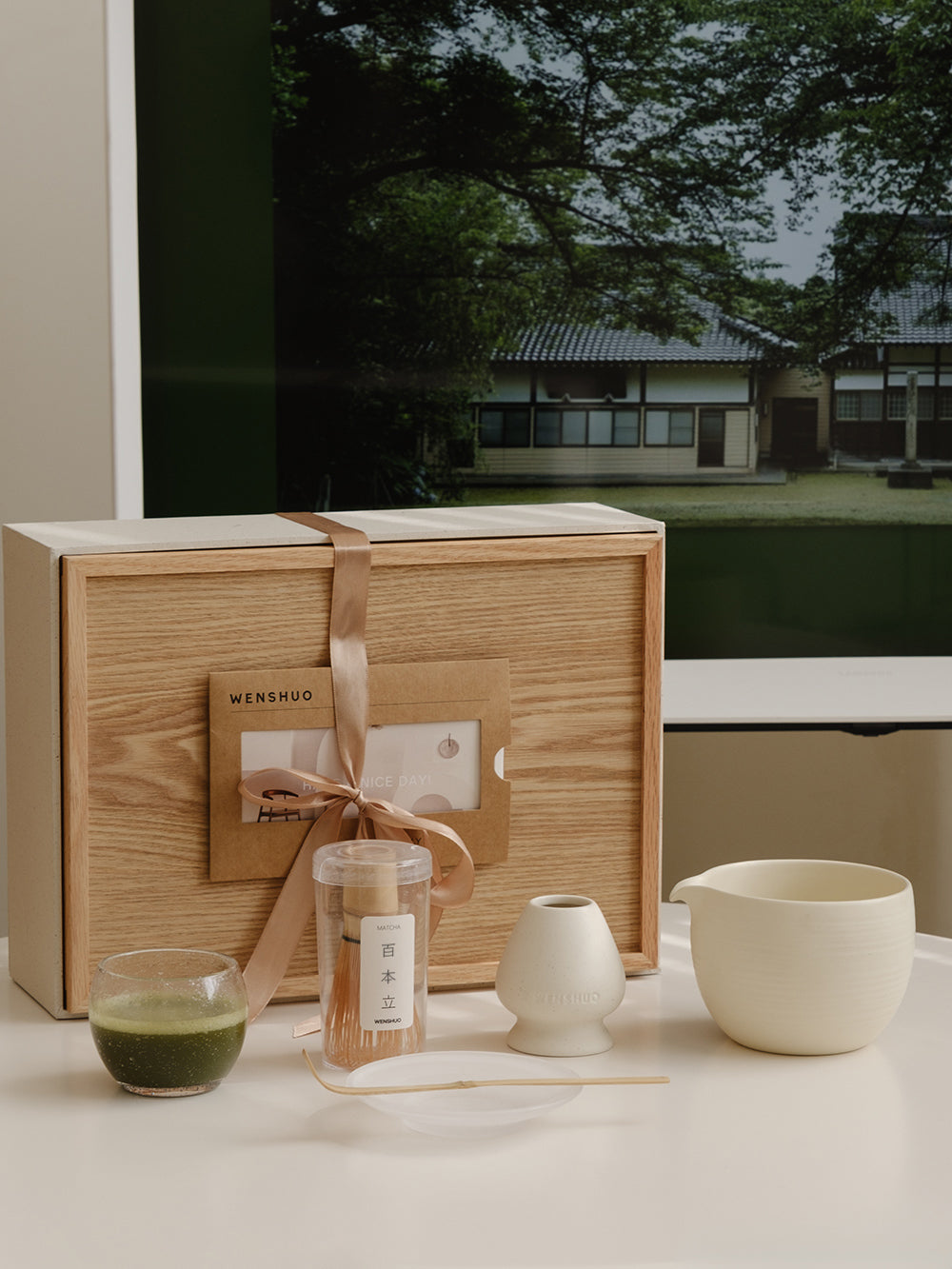 WAKI Matcha Bowl Gift Set (Cream) - additional view 2