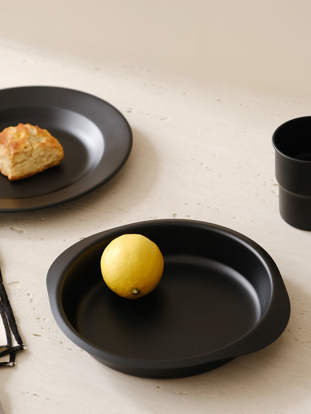 lronia Black Stainless Steel Plate - additional view 4