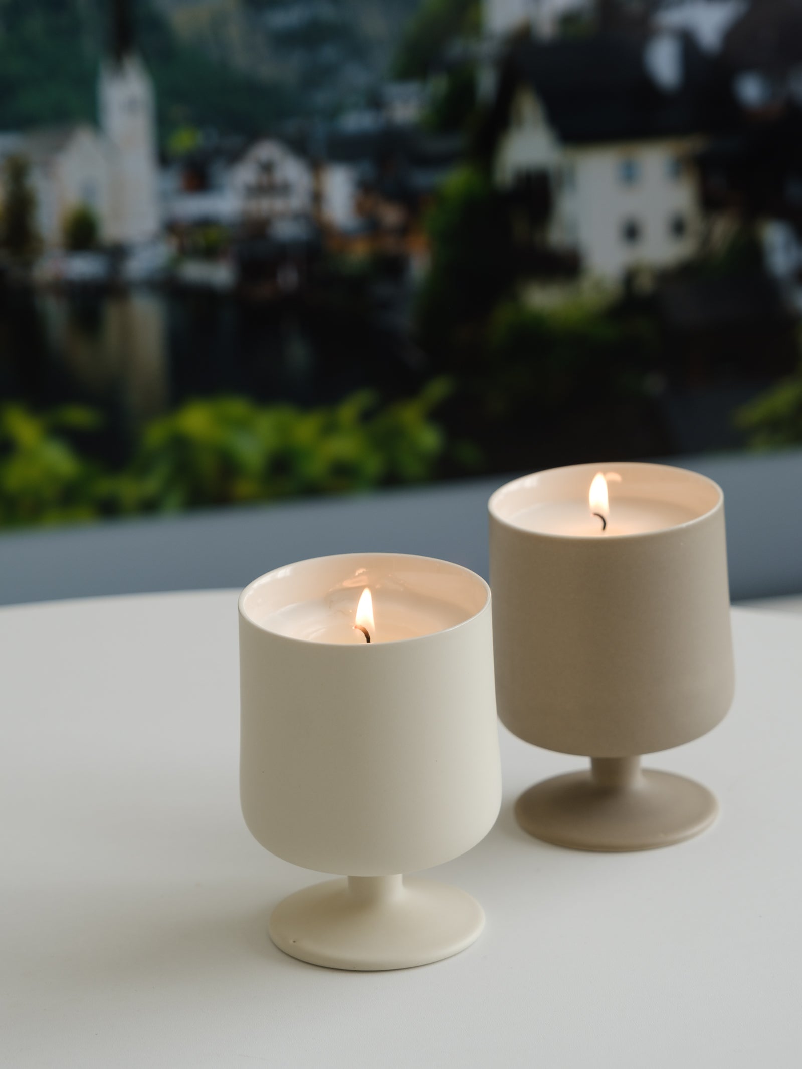 Minimalistischer Räucherbecher mit Stiel