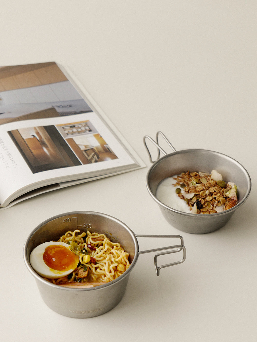 Ironia Stainless Steel Shallow Bowl - additional view 3