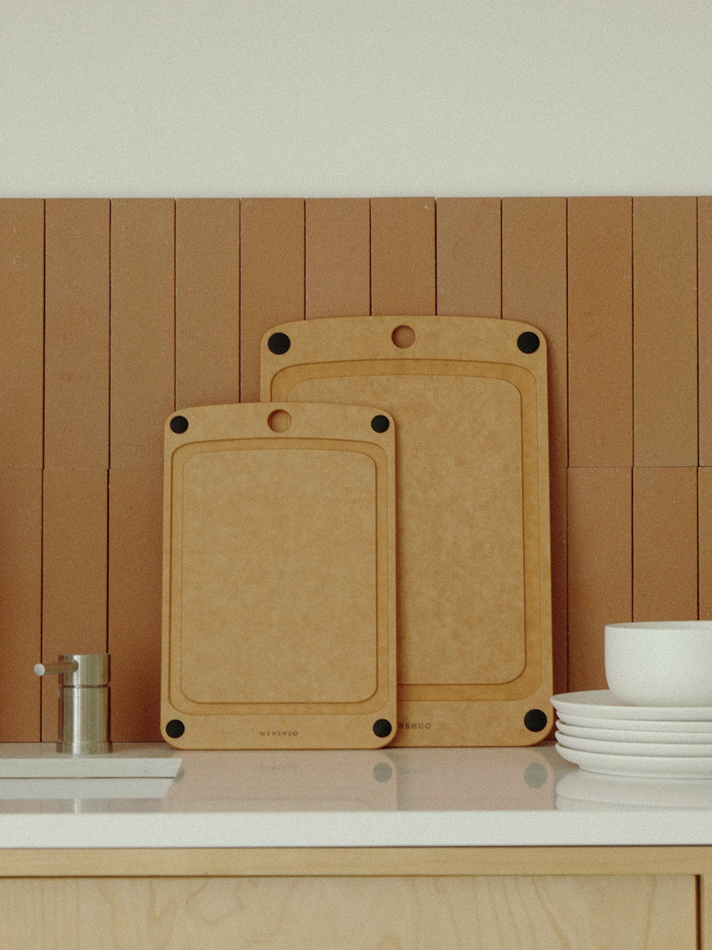 Wood fiber cutting board set Set of 2 - additional view 7