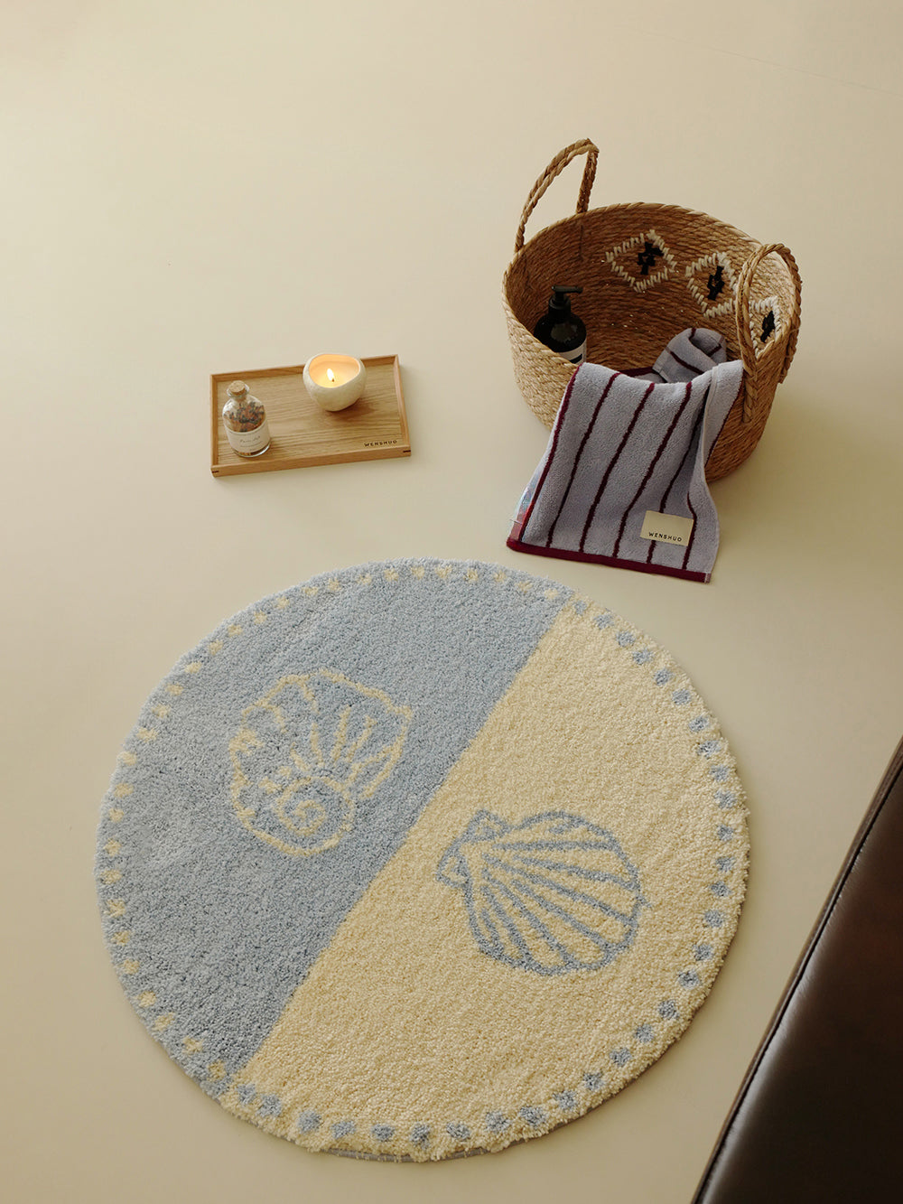 SEE SEA Ocean Print Rug - additional view 5