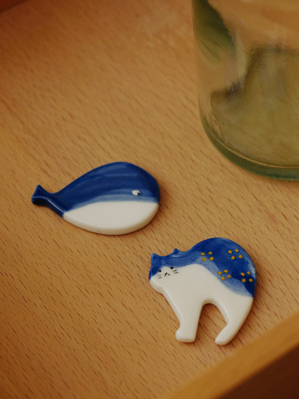 Azure Blue Whale Ceramic Broo - additional view 2