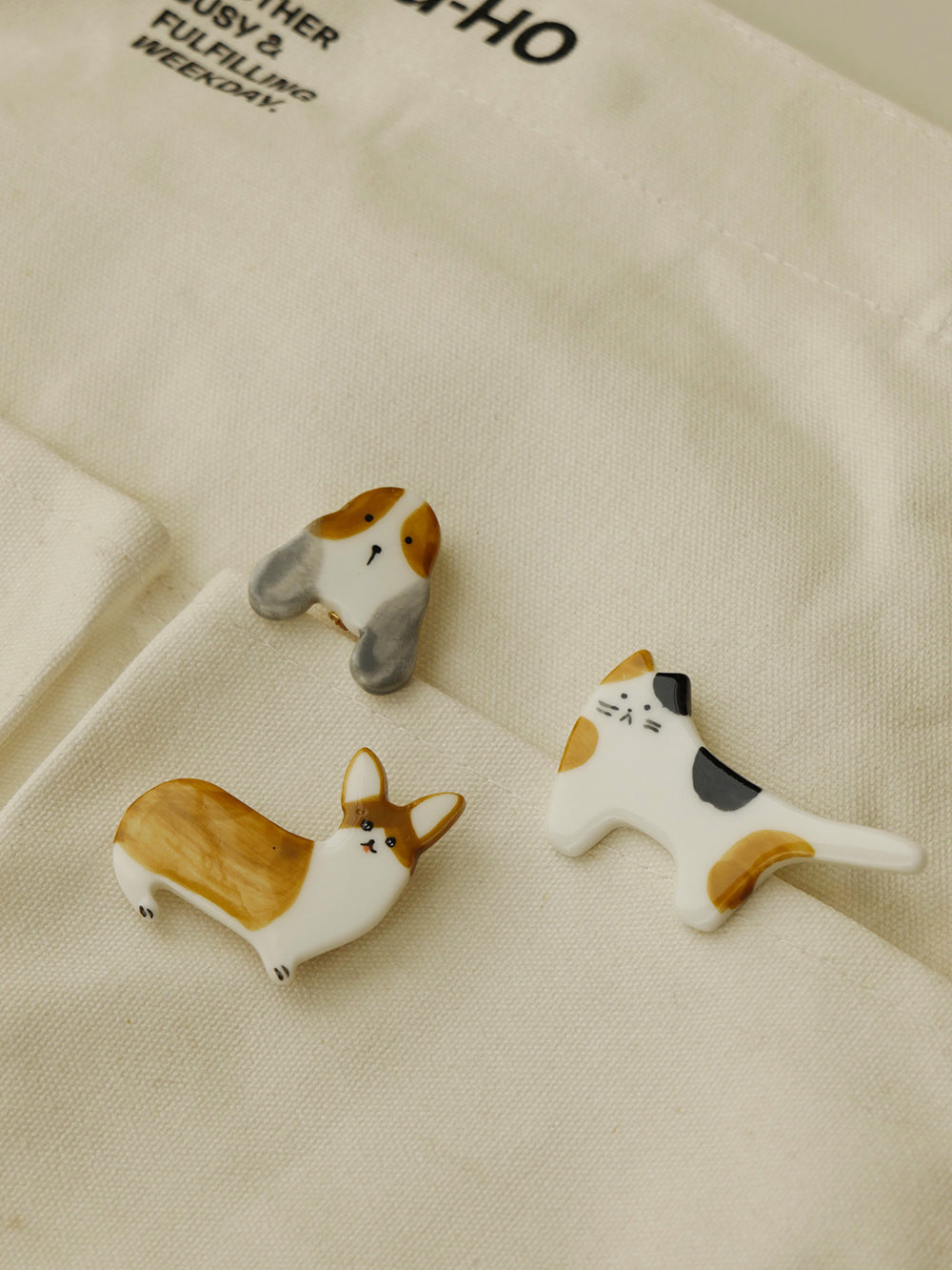 Toffee Pets Ceramic Brooch Collection - additional view 2