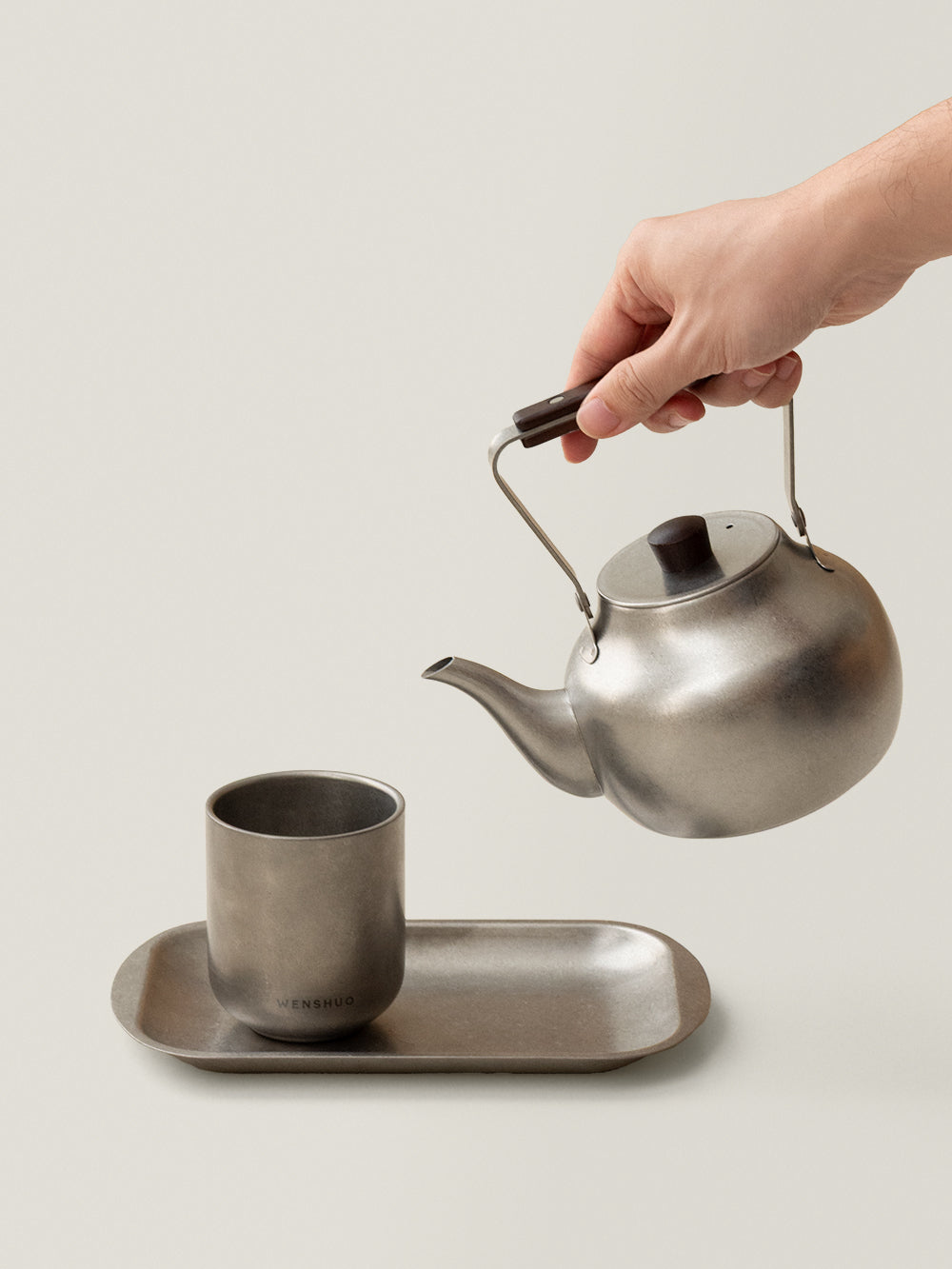 Suno Vintage Stainless Steel Kettle - additional view 2