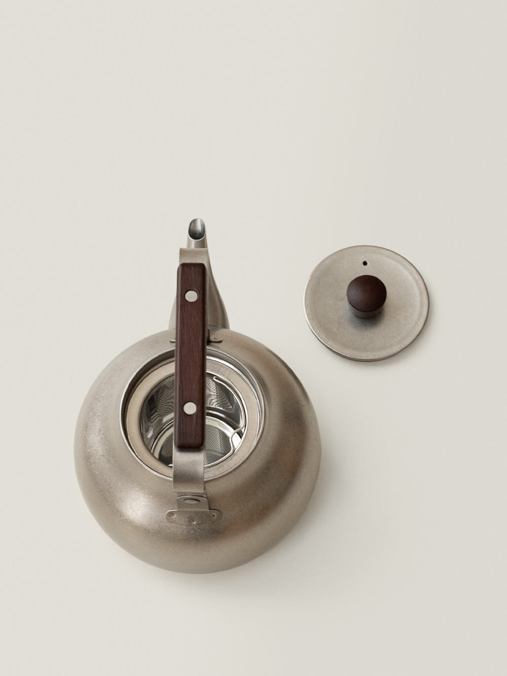 Suno Vintage Stainless Steel Kettle - additional view 3