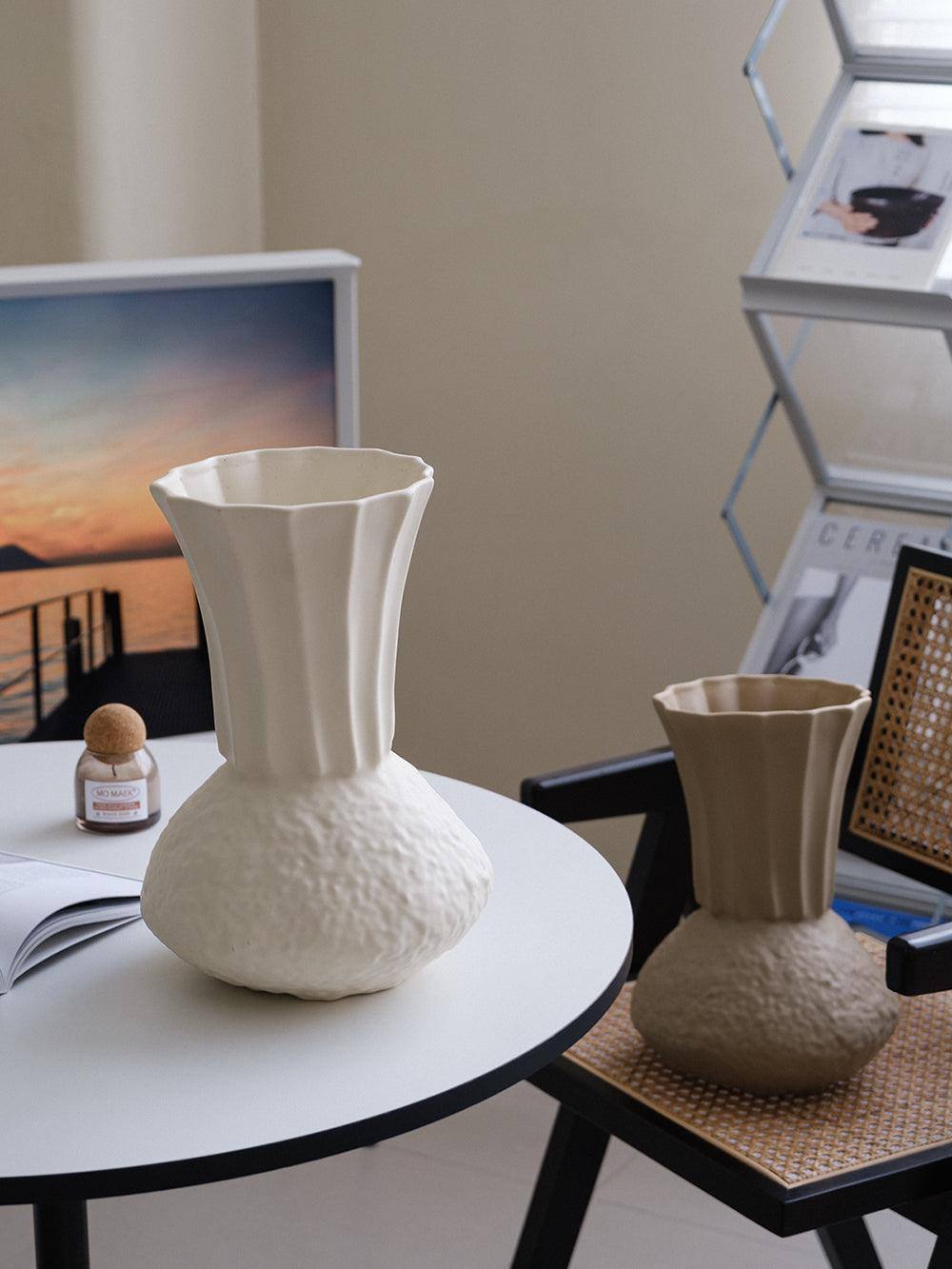BUTTI Ceramic Vase - WENSHUO