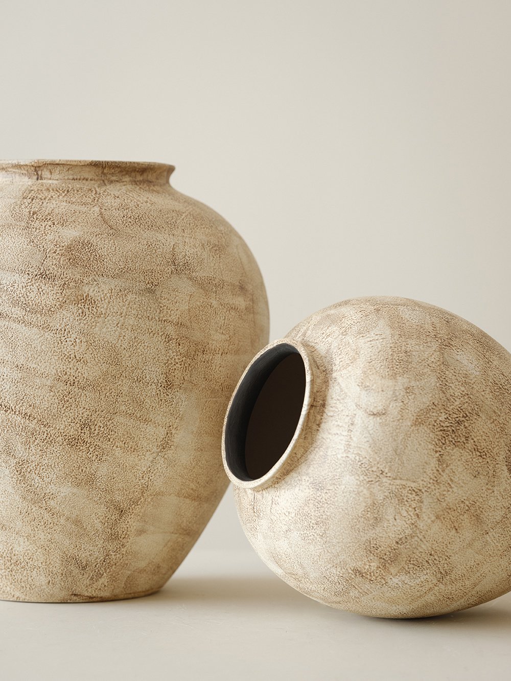 Stone Rounded Ceramic Vase - view 3
