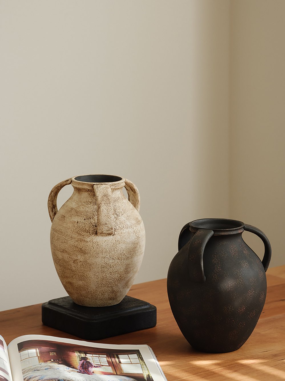 Three-Handle Ceramic Vase - view 6