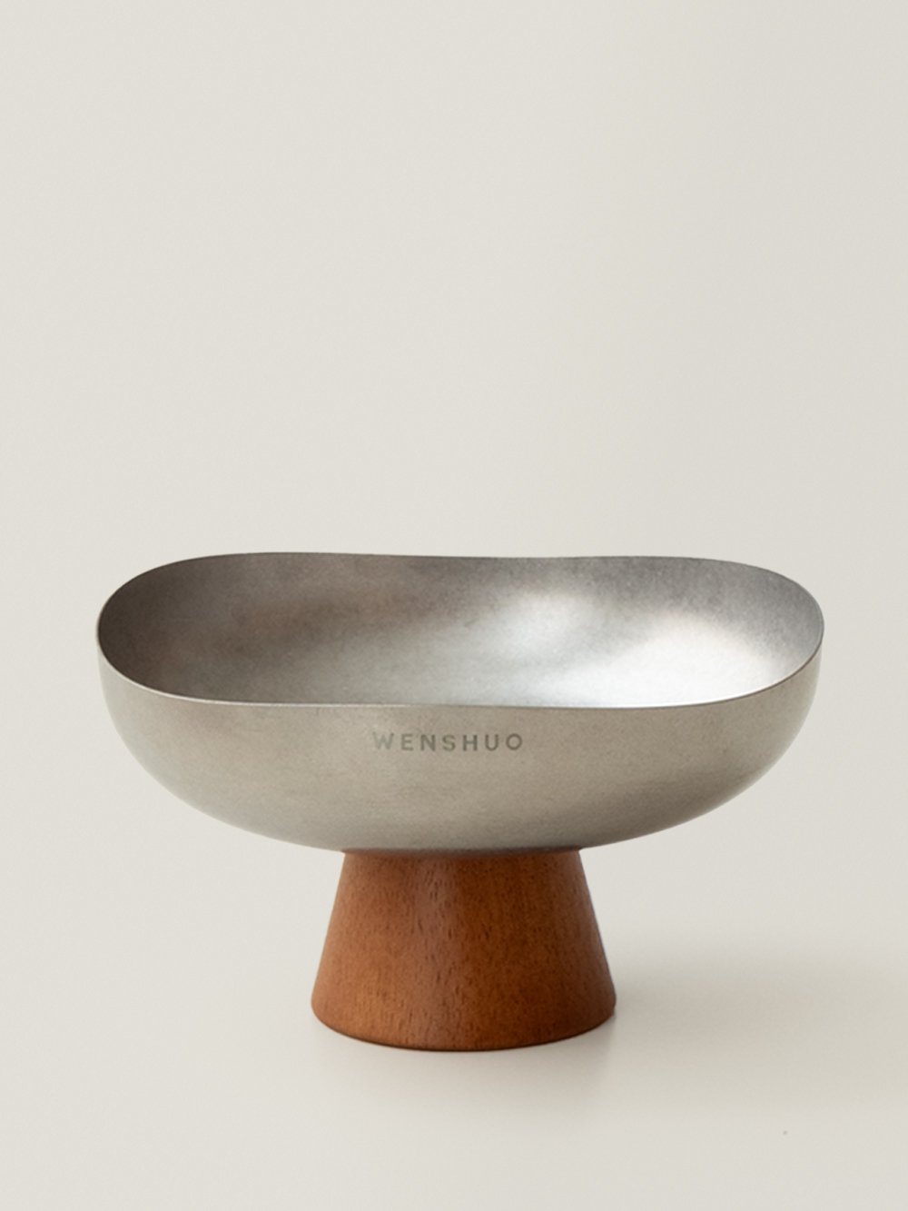 Forma Stainless Steel Pedestal Fruit Bowl - Large