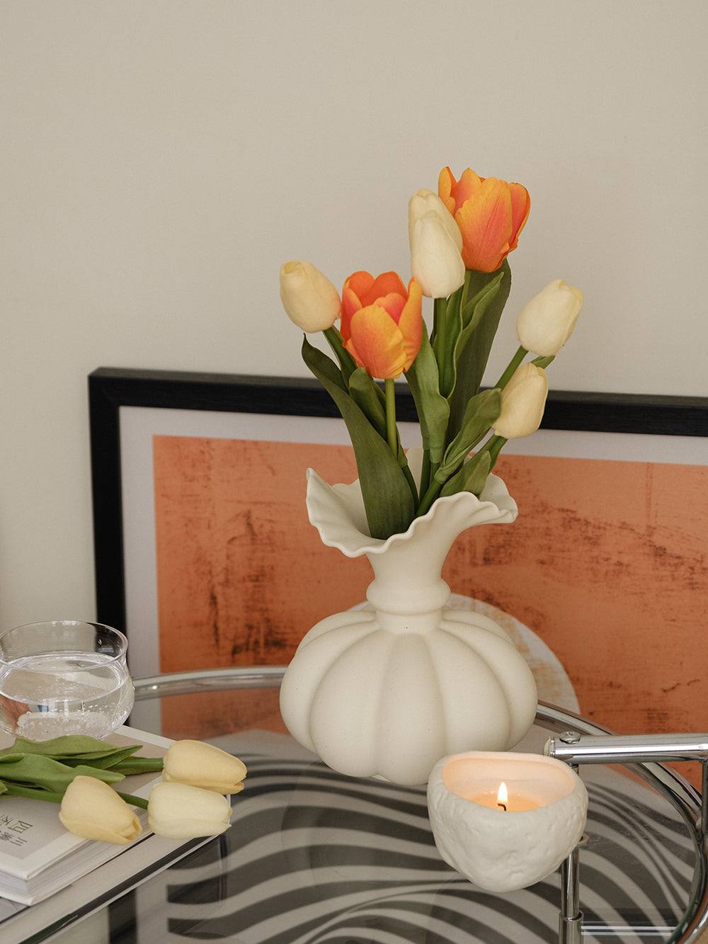 Fountain Ceramic Vase - WENSHUO