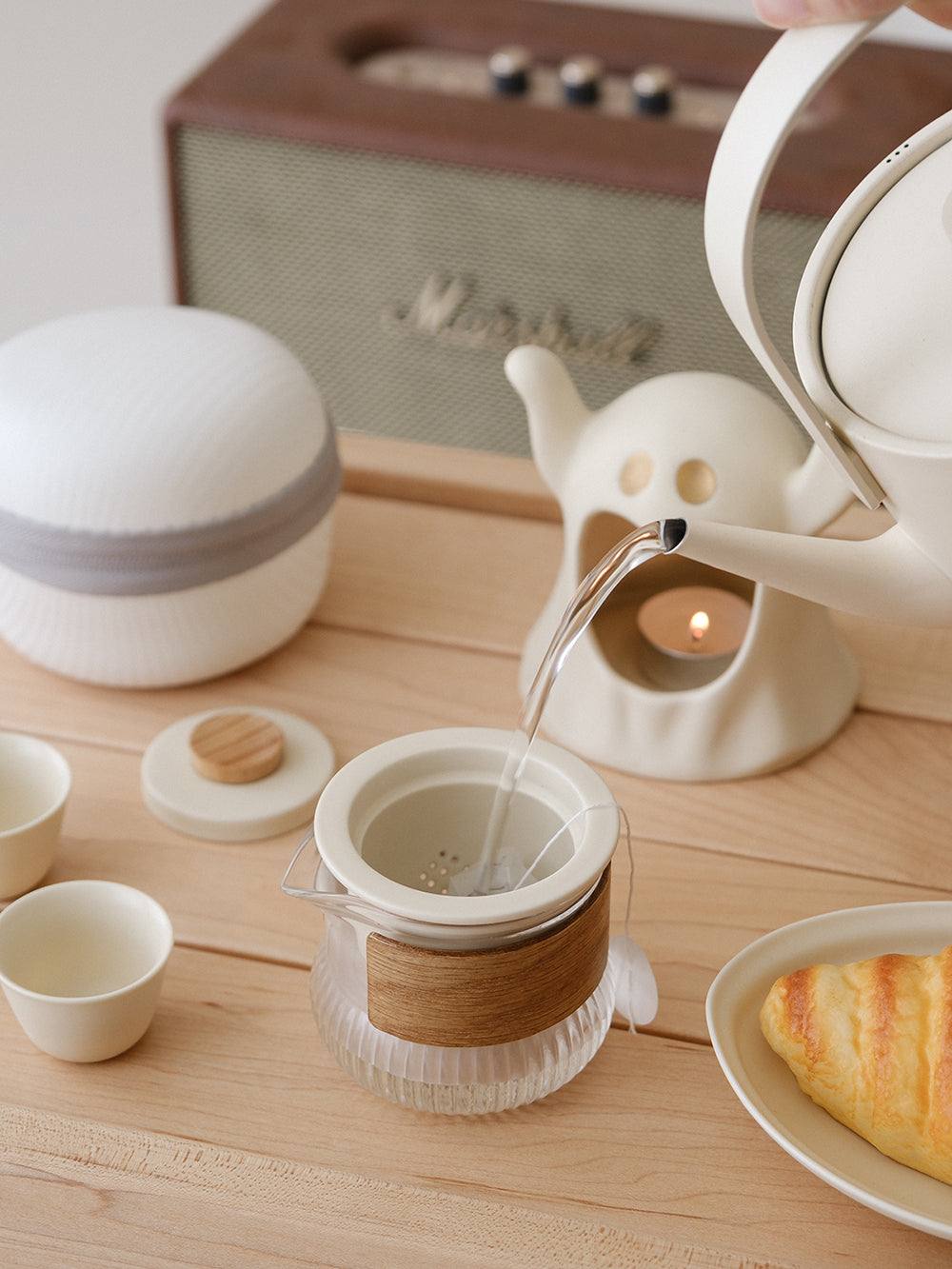 Winter Candle Holders Candle With Space For Your Logo In A Cozy