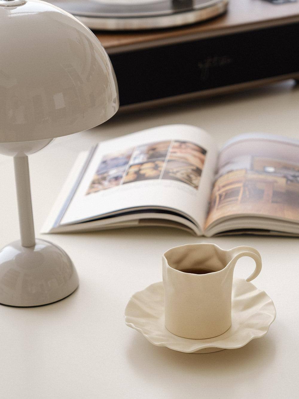 Lotus Ceramic Mug - WENSHUO