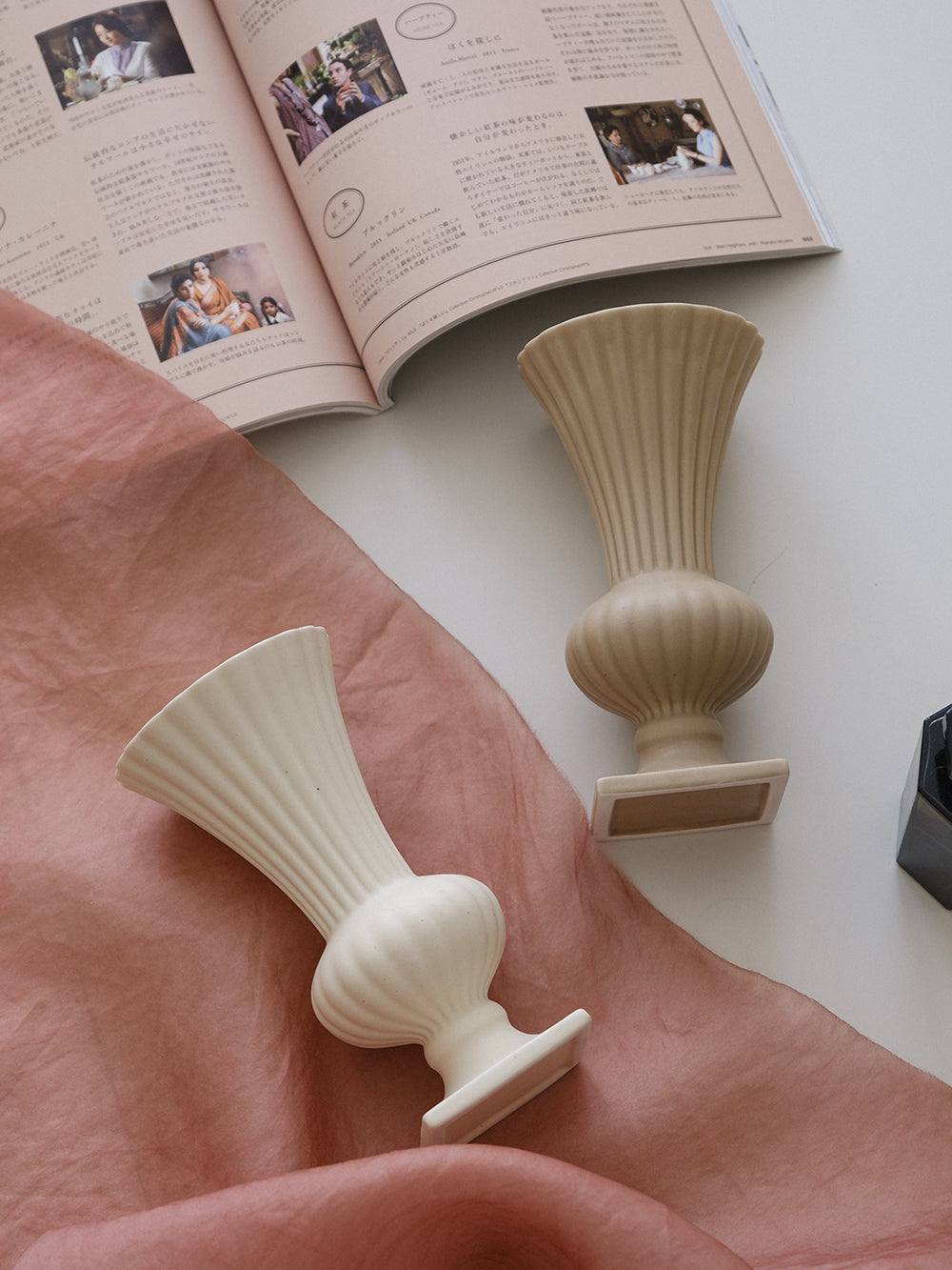 Trompette ceramic vase - WENSHUO