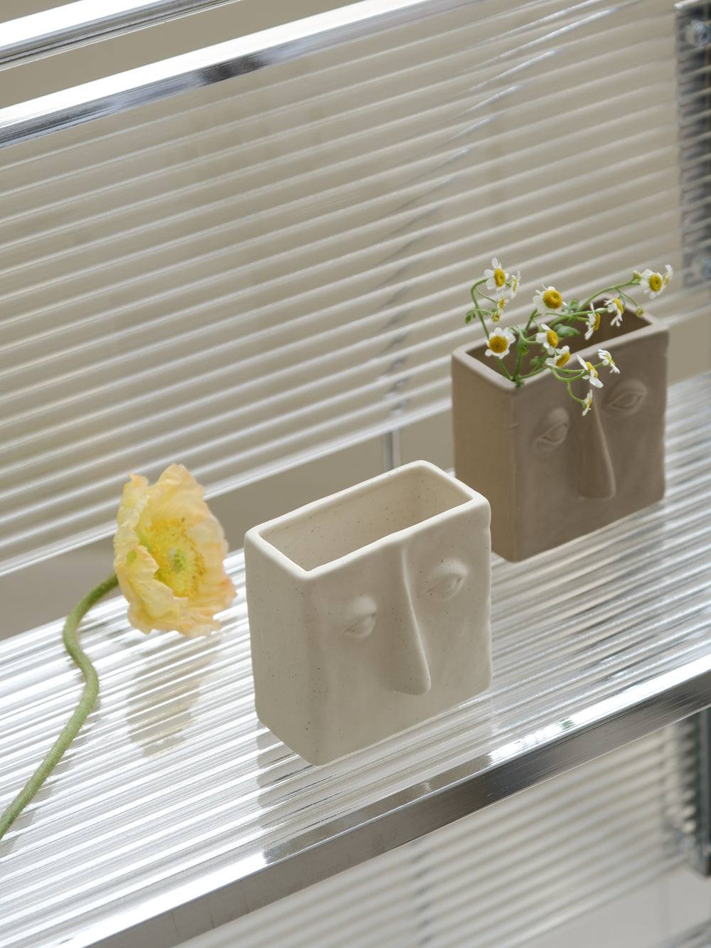 Abstract Square Face Vase - WENSHUO