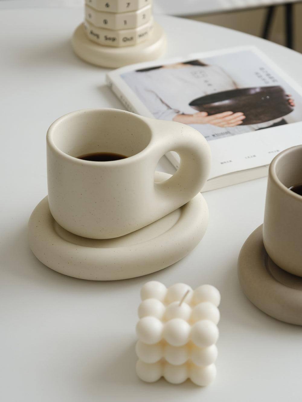 Rounded Ceramic Mug | WENSHUO HOME