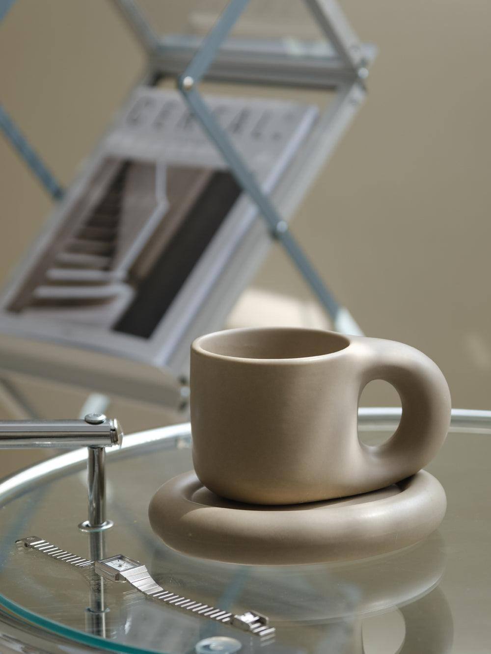 Rounded Ceramic Mug - WENSHUO