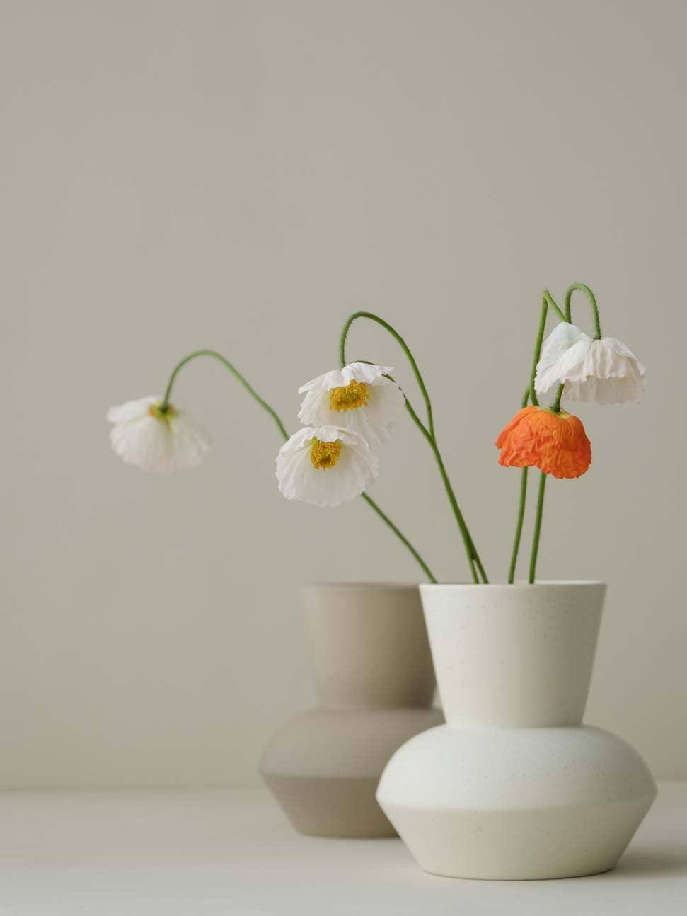 Wide-mouthed Ceramic Vase - WENSHUO