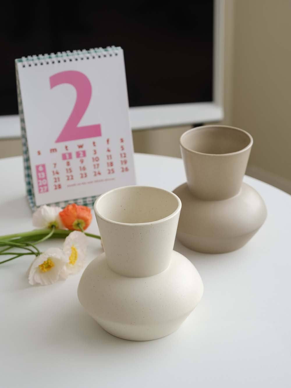 Wide-mouthed Ceramic Vase - additional view 3