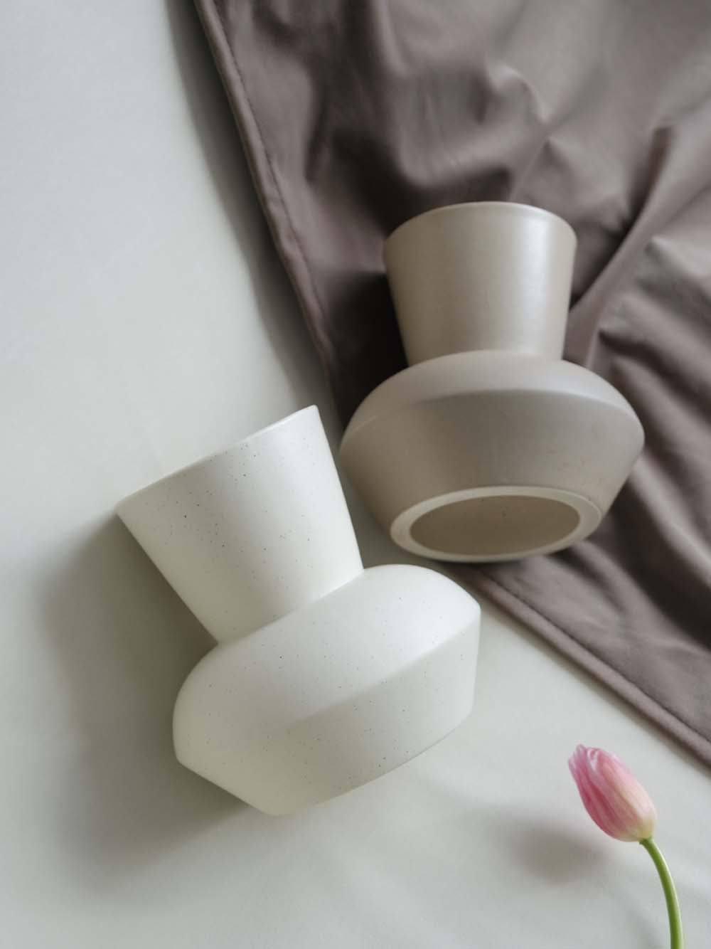 Wide-mouthed Ceramic Vase - additional view 4