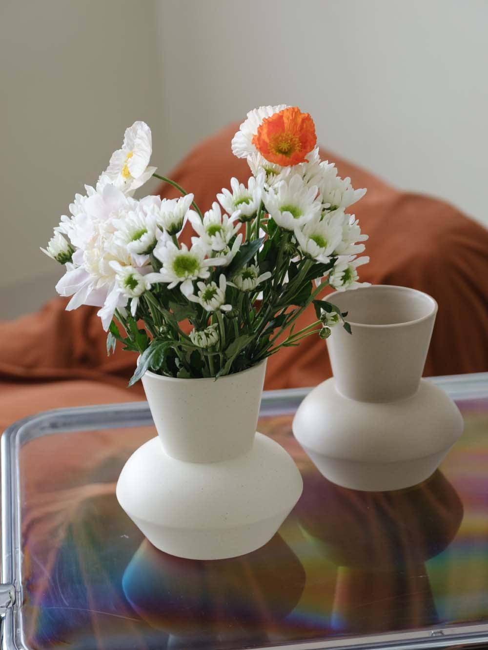 Wide-mouthed Ceramic Vase - additional view 6