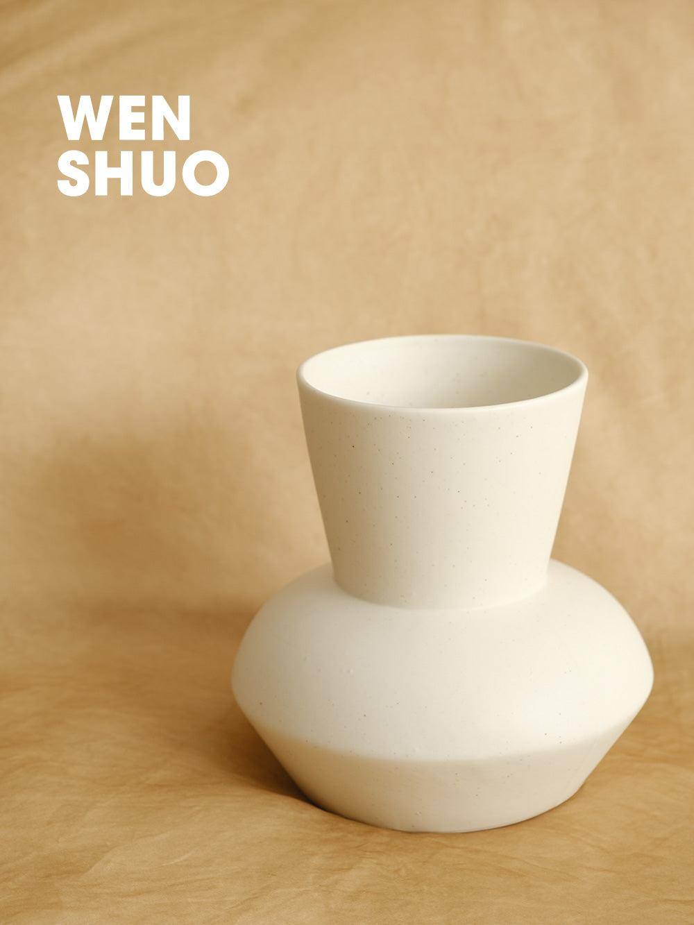 Wide-mouthed Ceramic Vase - additional view 8