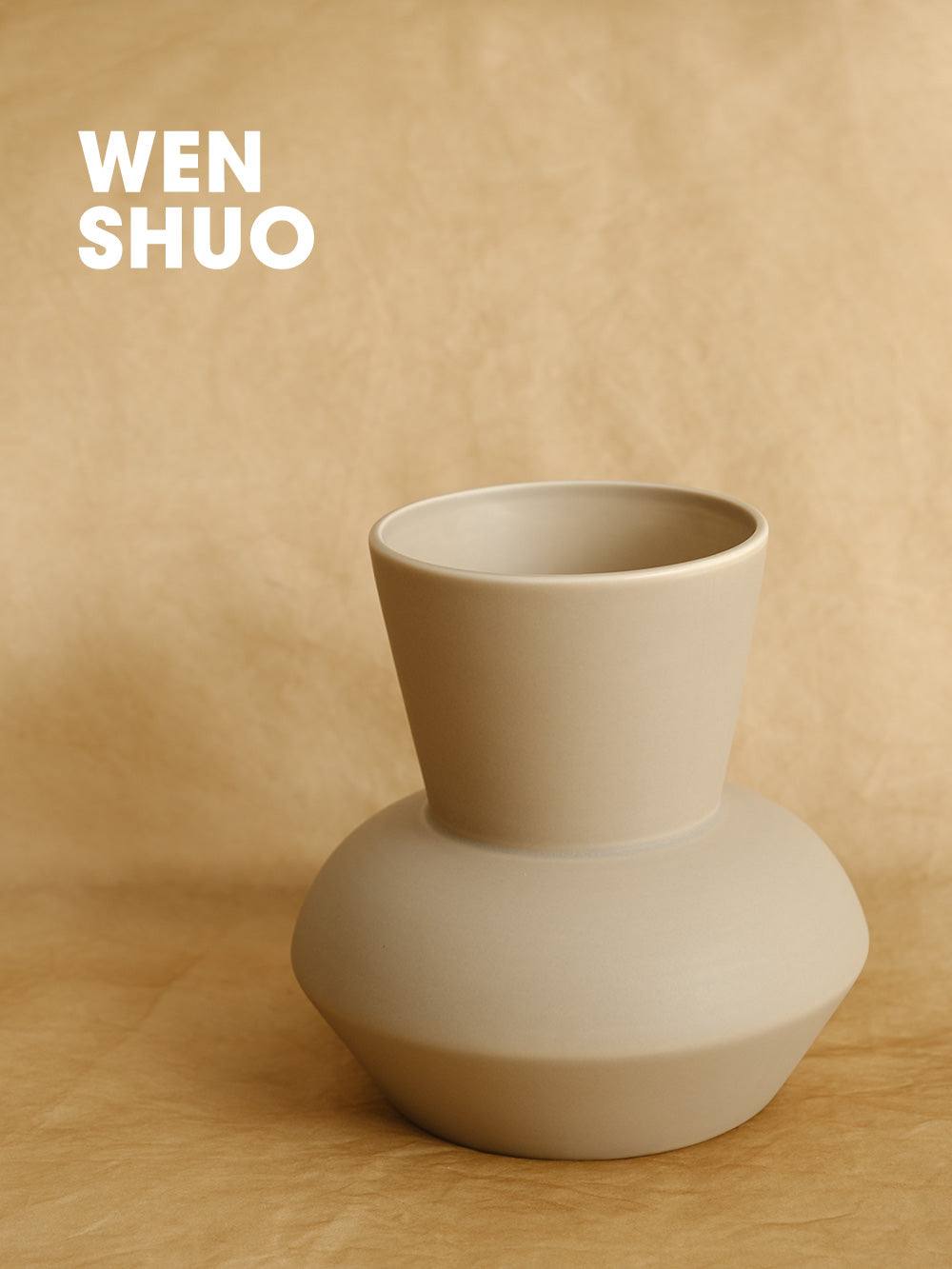 Wide-mouthed Ceramic Vase - additional view 9