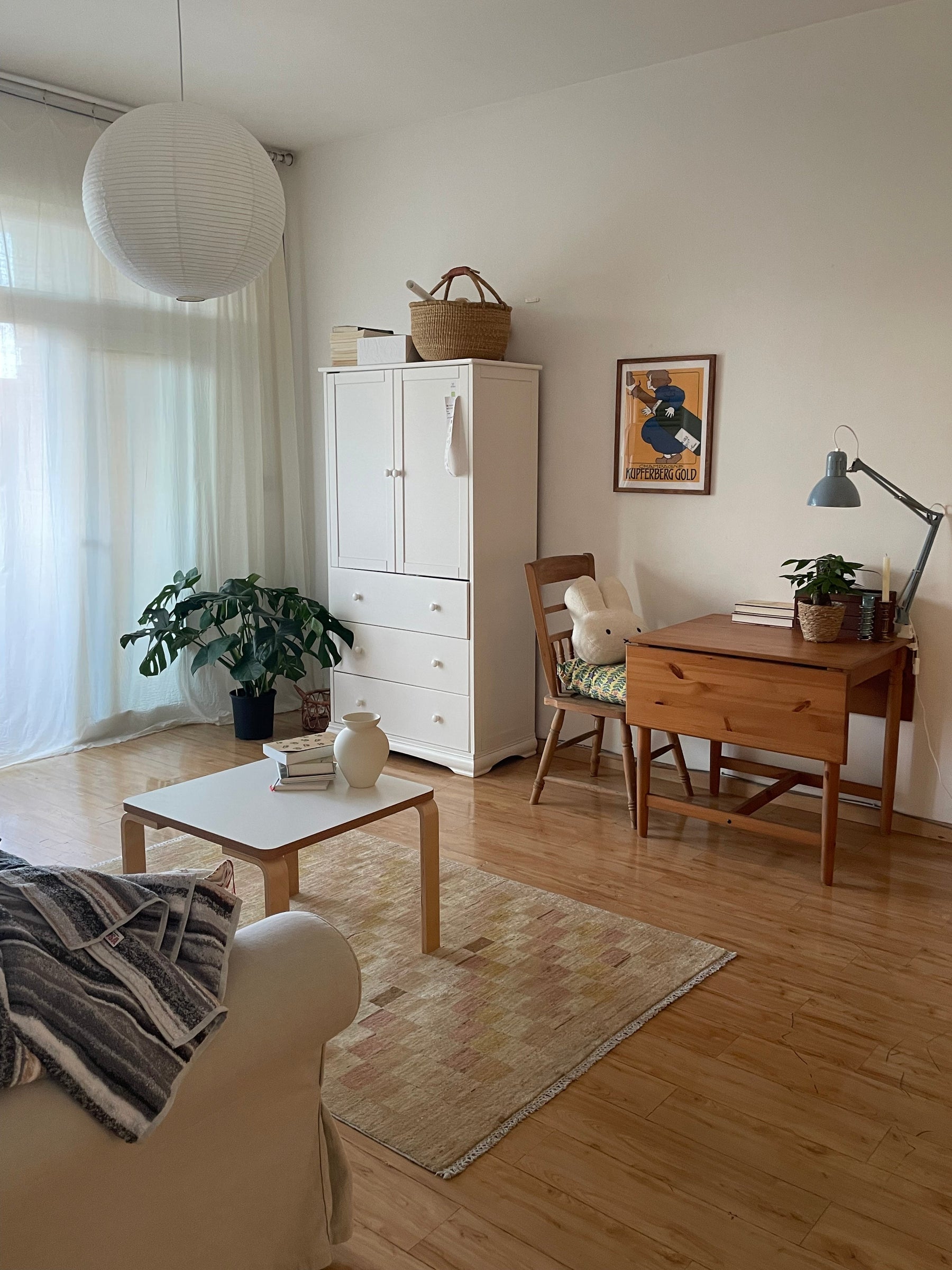 Serene Elegance: A Cozy Corner of Refined Simplicity