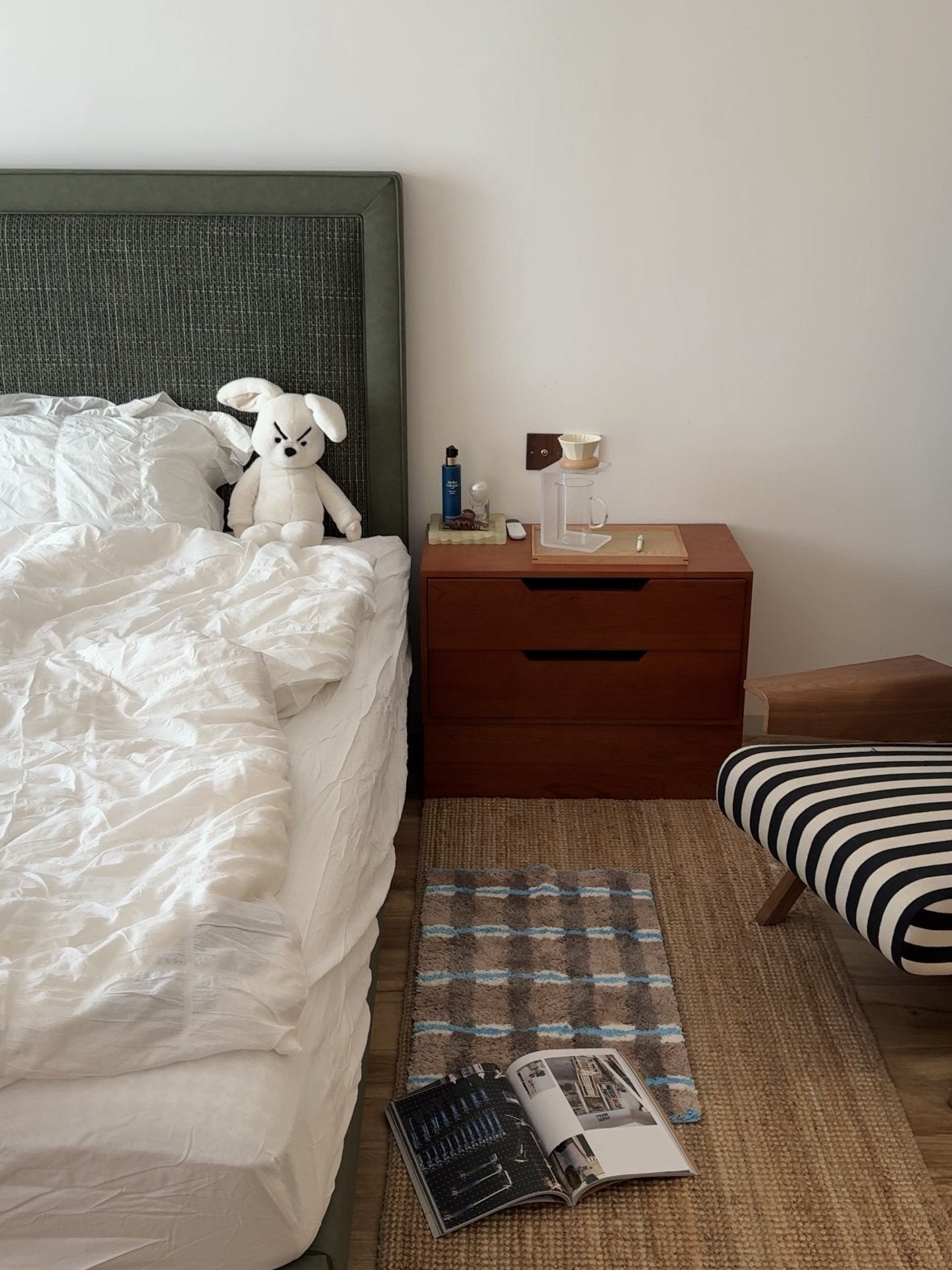 Area Rug in a Small Room Corner