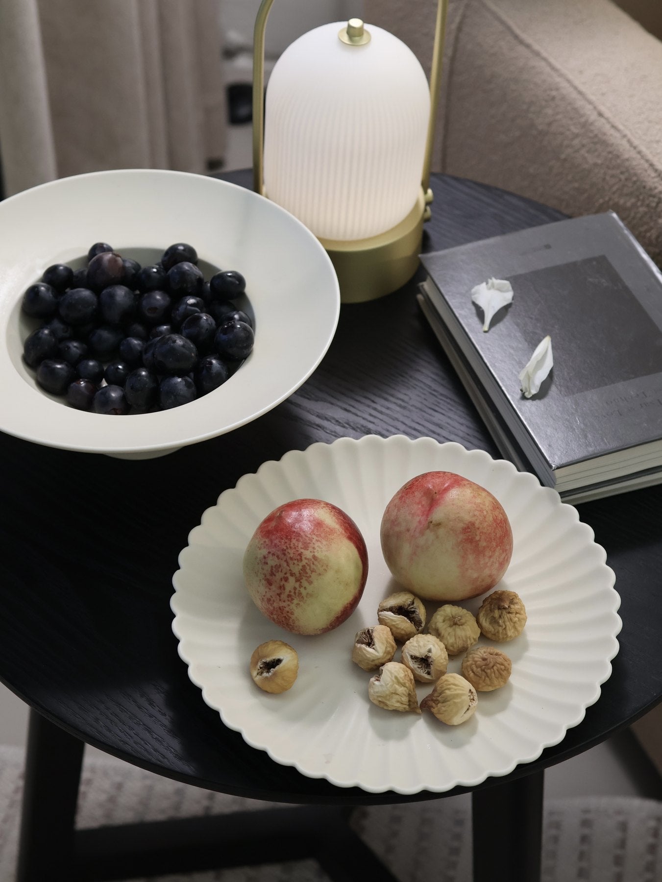 Daisy Tableware beside a Quiet Daily Object