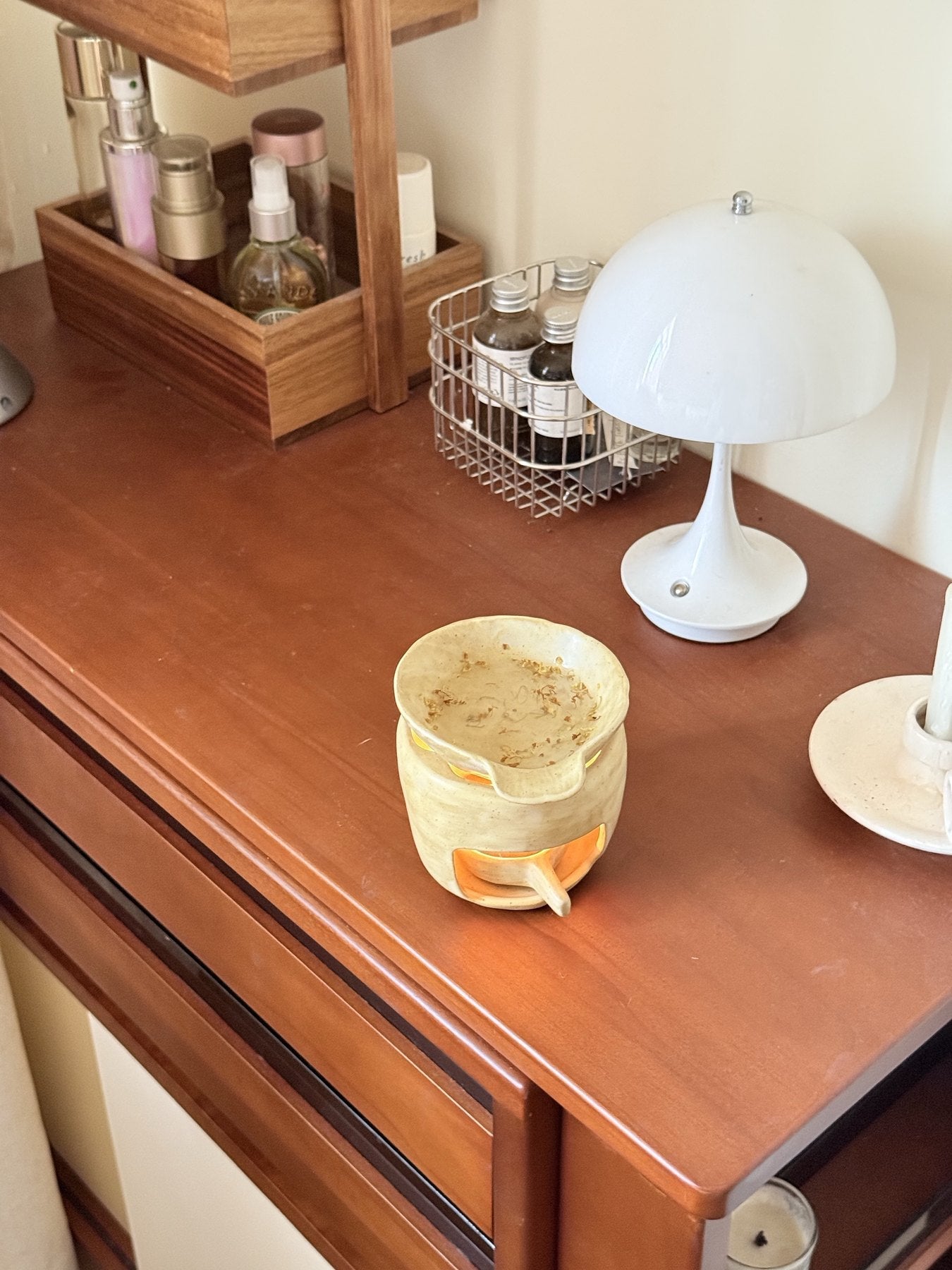 Kusa Aroma Burner Styling for a Warm Tea Corner