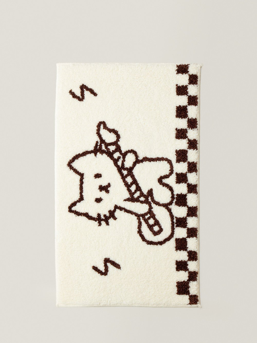 Rocky Cat Rug - alternate view
