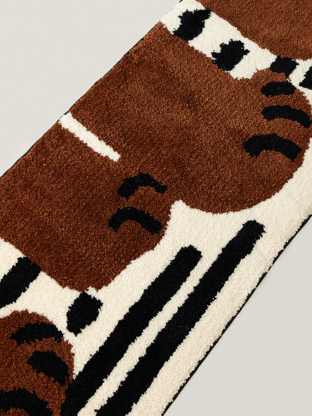 Animal Track Brown Bear Paw Rug