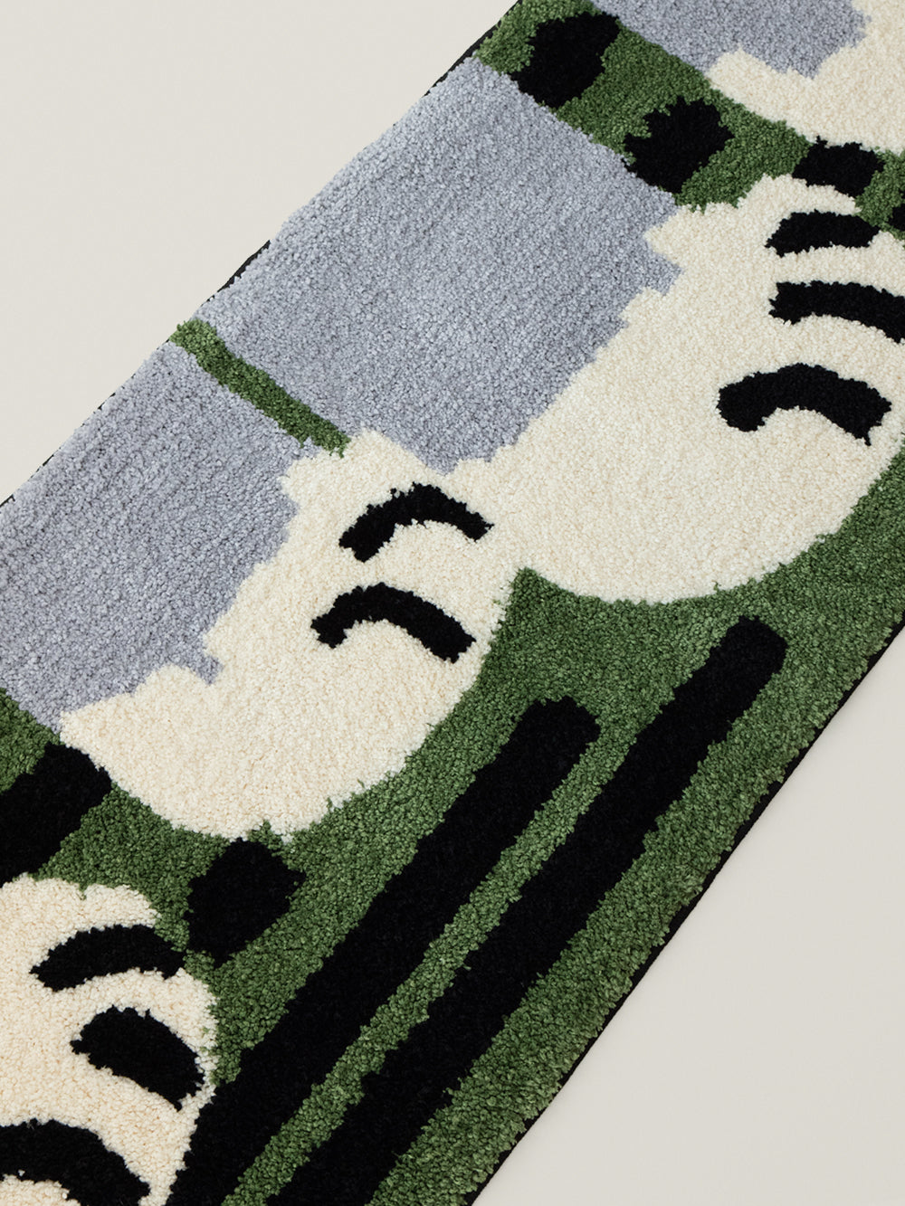 Animal Track Gray Wolf Paw Rug
