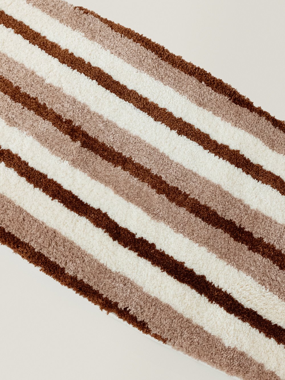 Voidline Surfboard Rug (Coffee Brown) - texture detail