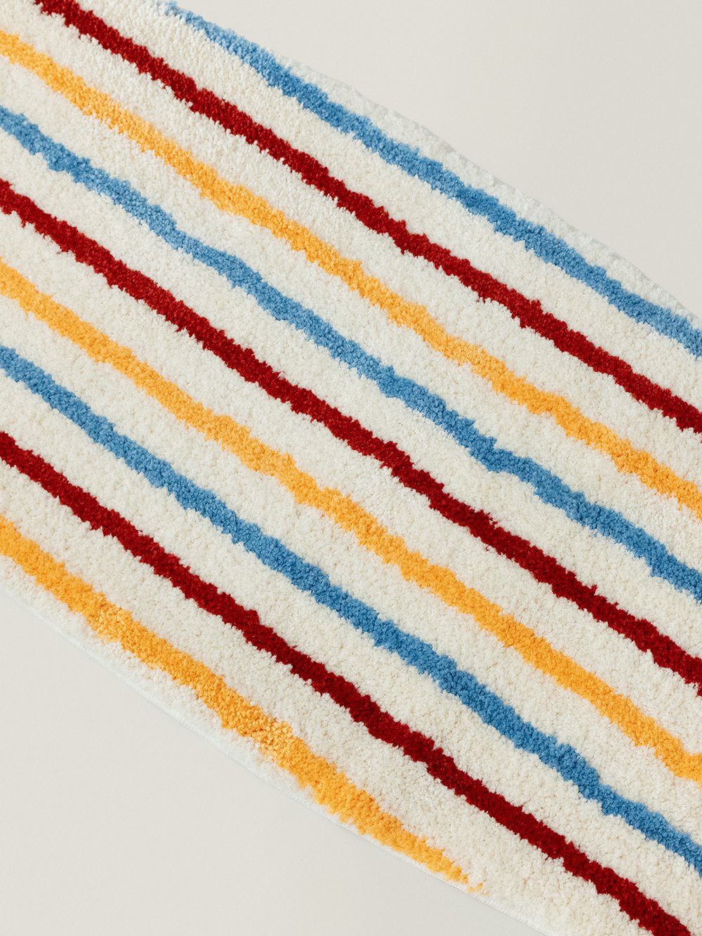 Voidline Surfboard Rug (Red, Yellow & Blue) - texture detail