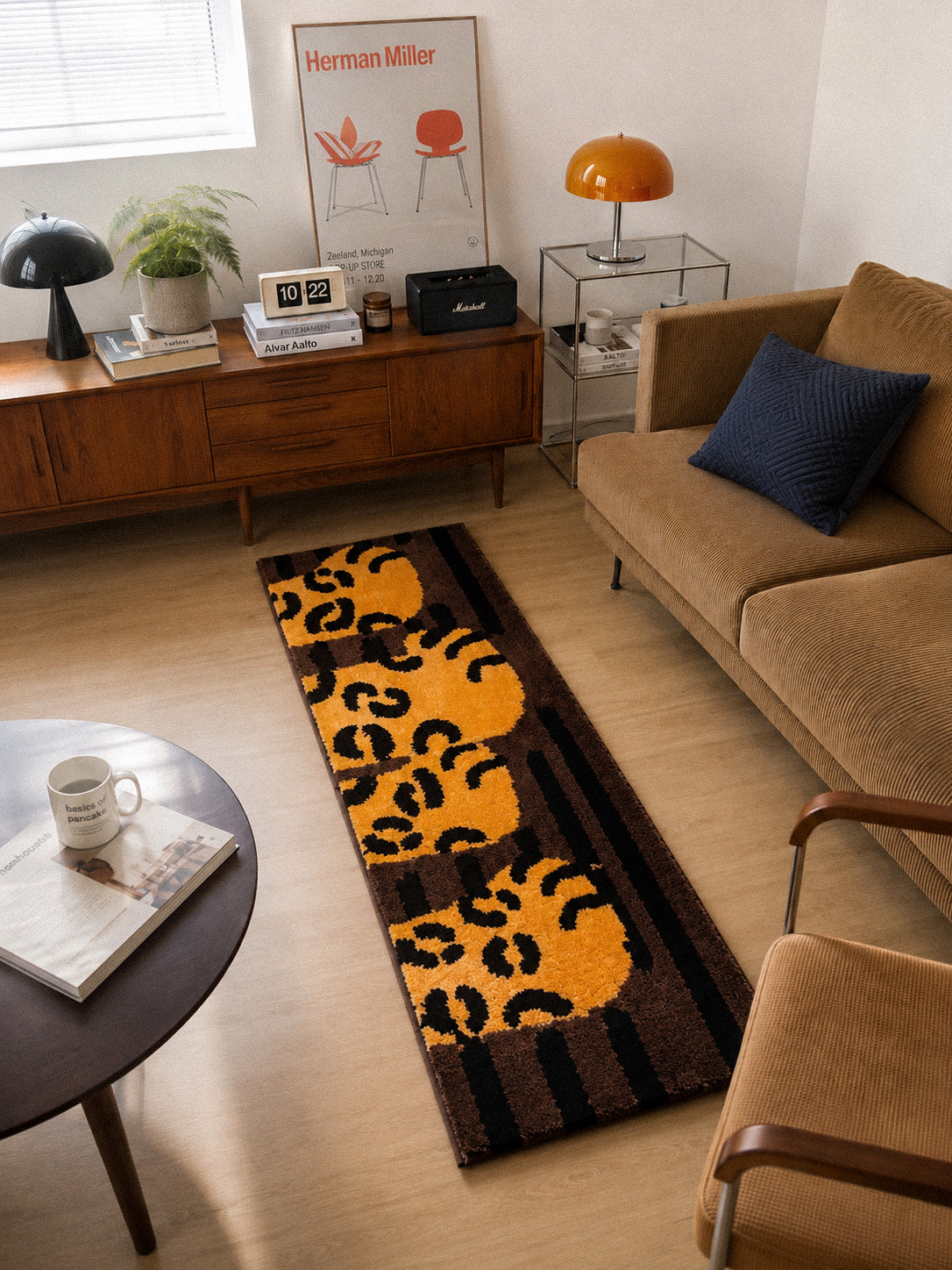 Animal Track Leopard Paw Rug