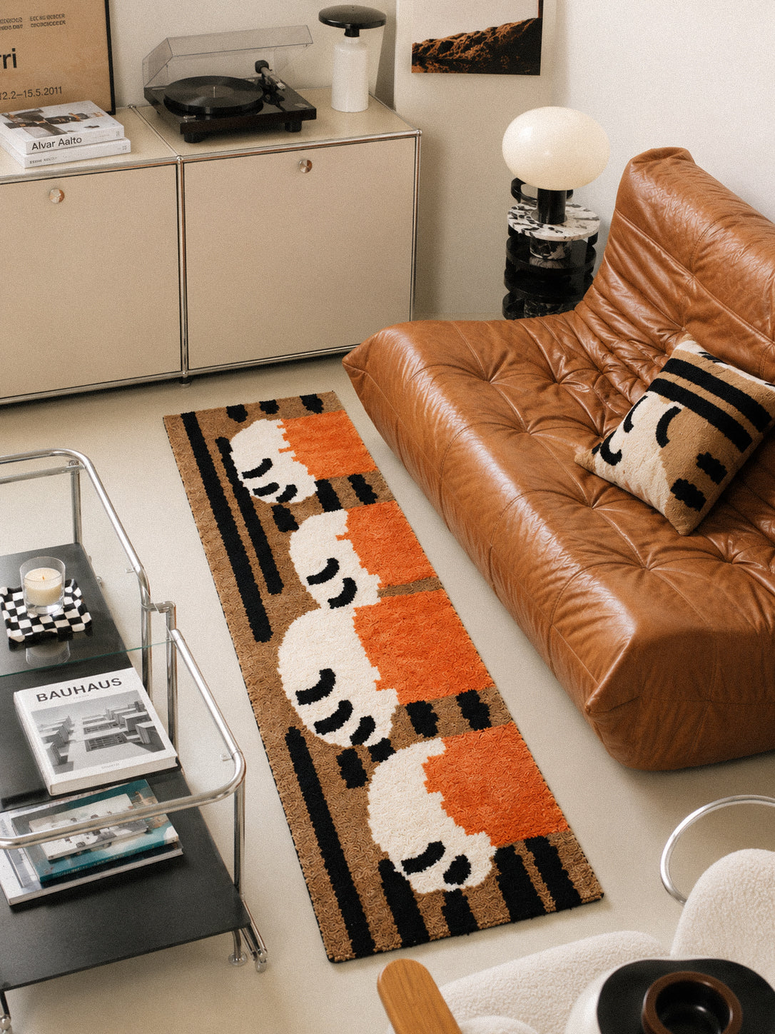 Animal Track Fox Paw Rug
