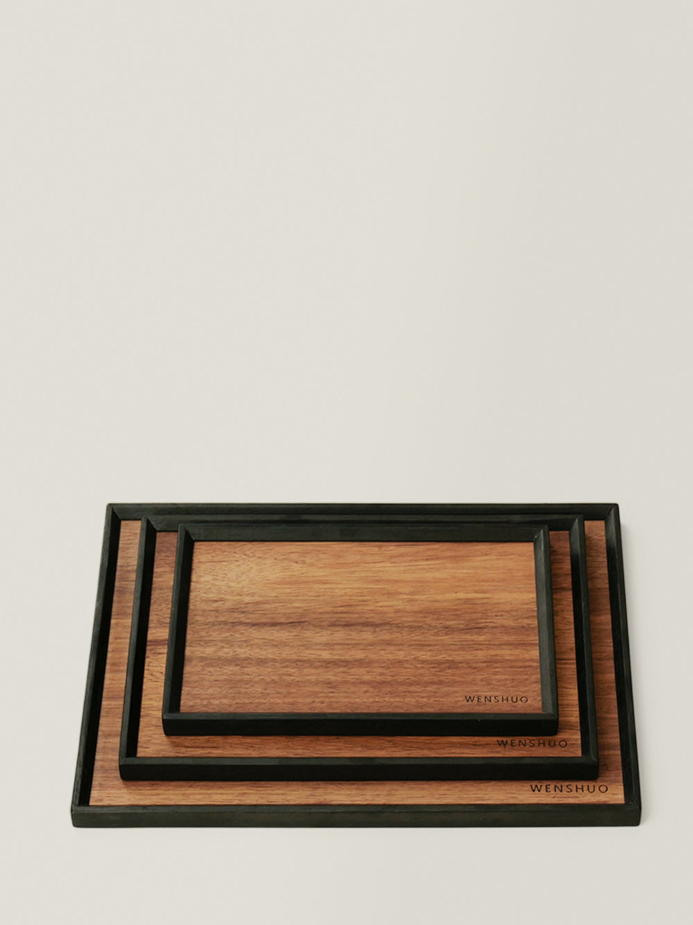 Wooden Square Teak Tray