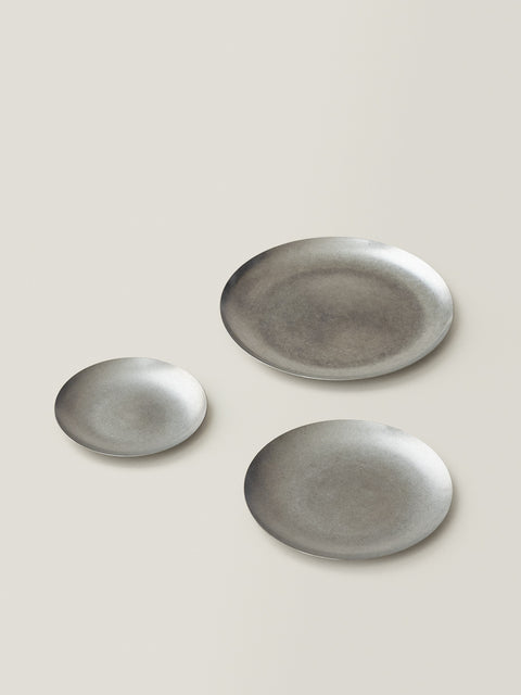 VEYA Stainless Steel Round Plate - WENSHUO HOME