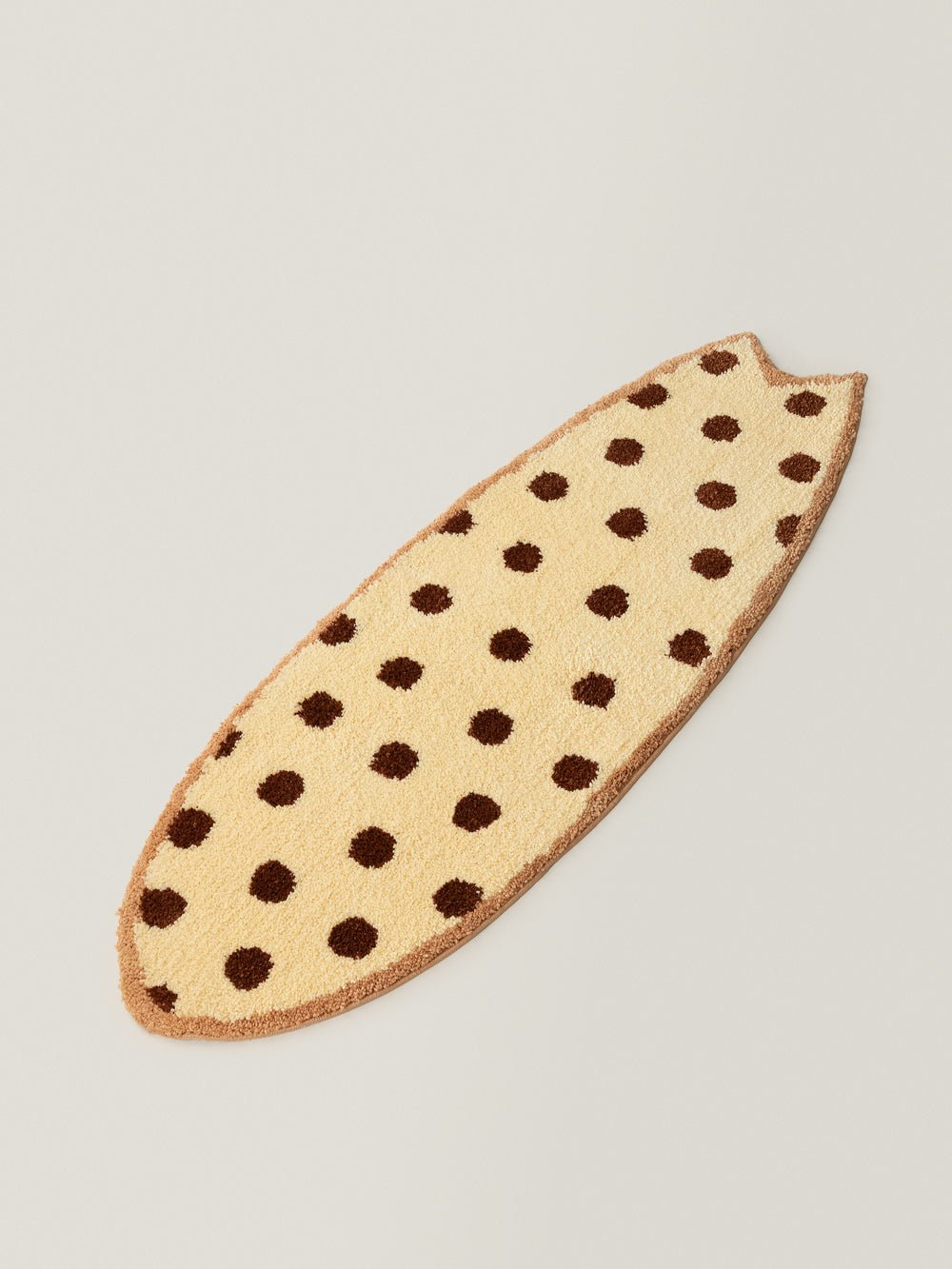 Dotty Polka Dot Surfboard Rug (Butter Yellow)
