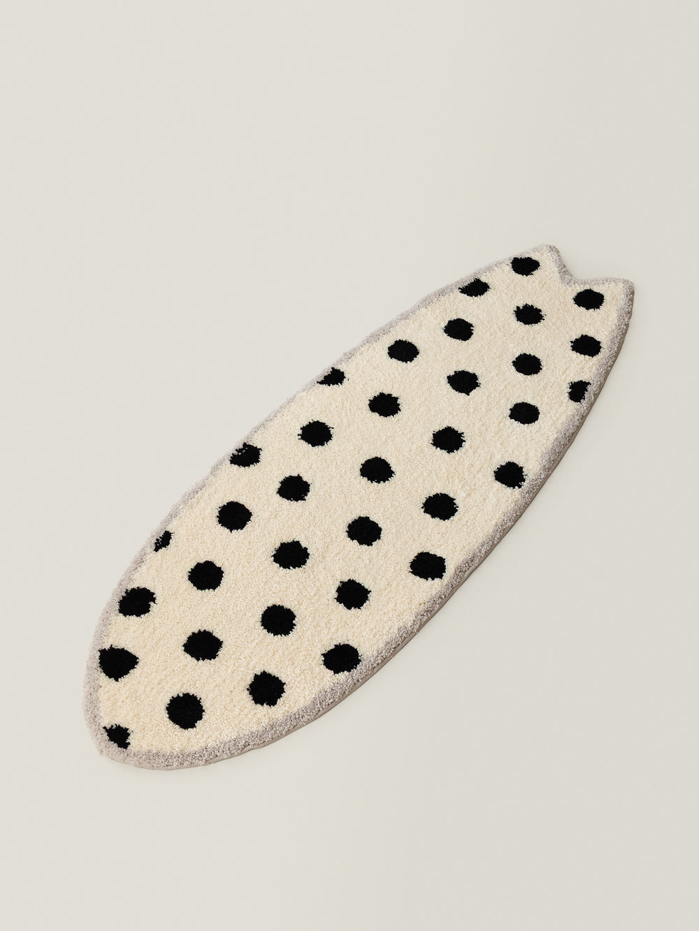 Dotty Polka Dot Surfboard Rug (Ivory)