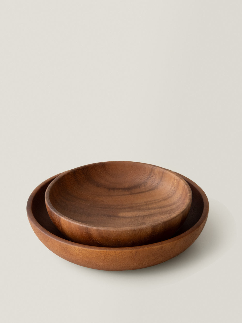 Wood Acacia Serving Bowl