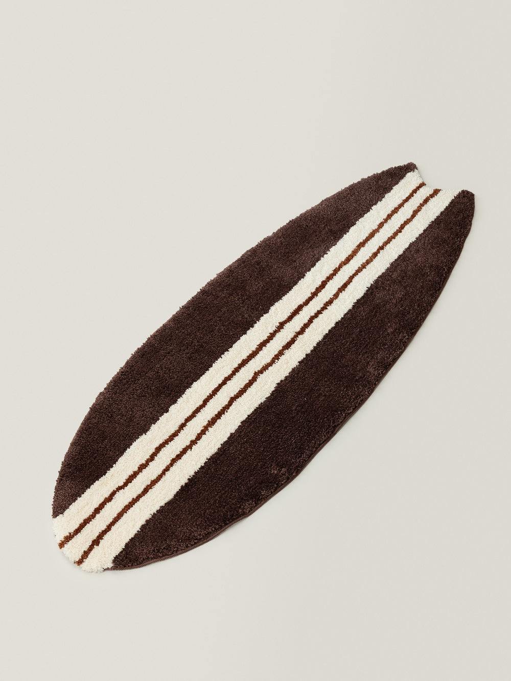 Voidline Narrow Stripe Surfboard Rug (Caramel Brown)